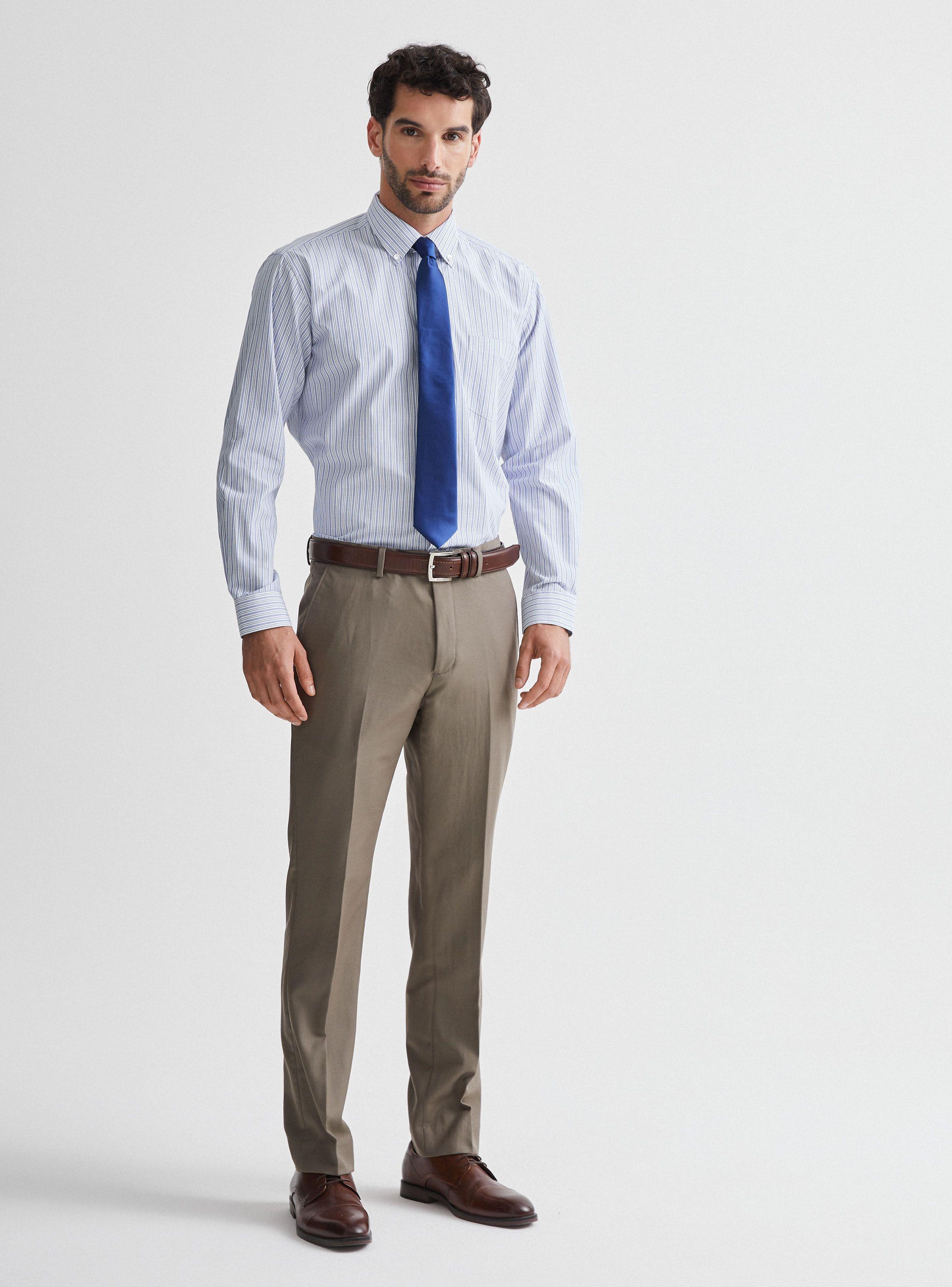 Camisa Formal Fantasía Listada de Johnson Classic
