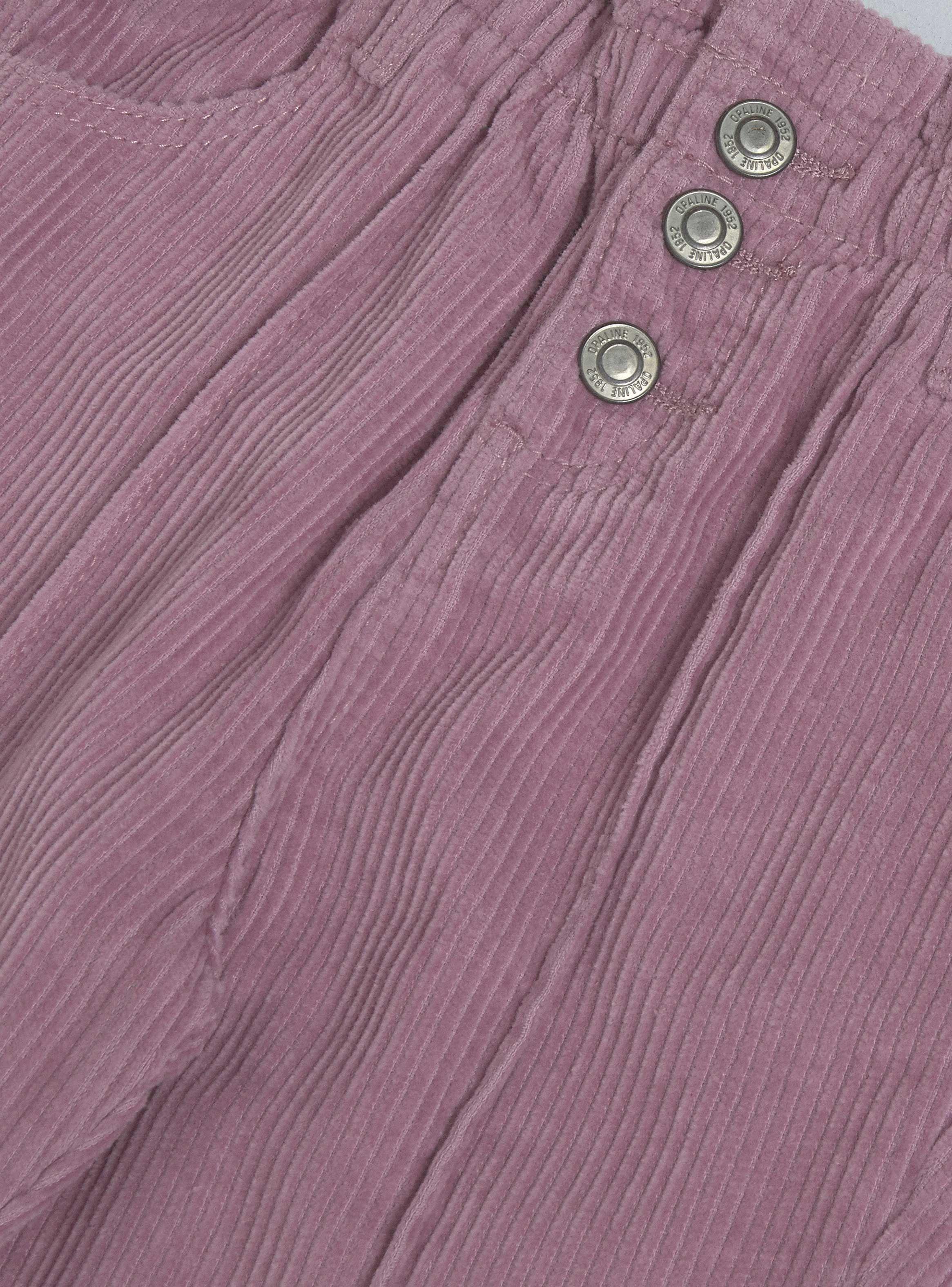 Pantalón Cintura Paper Bag Cotelé-2