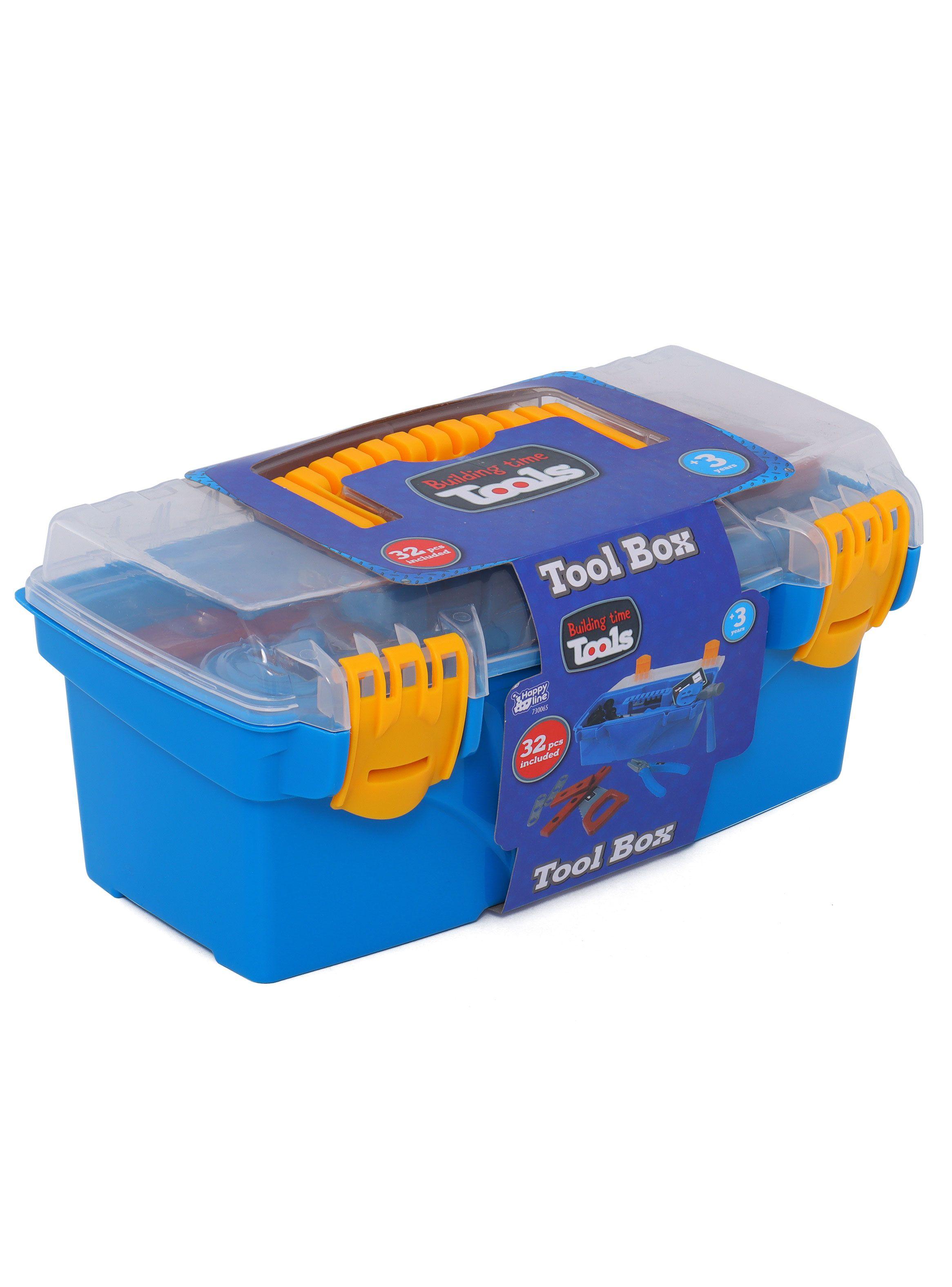 Juguete Mini Hogar Caja Guarda Herramientas 32 Piezas-1