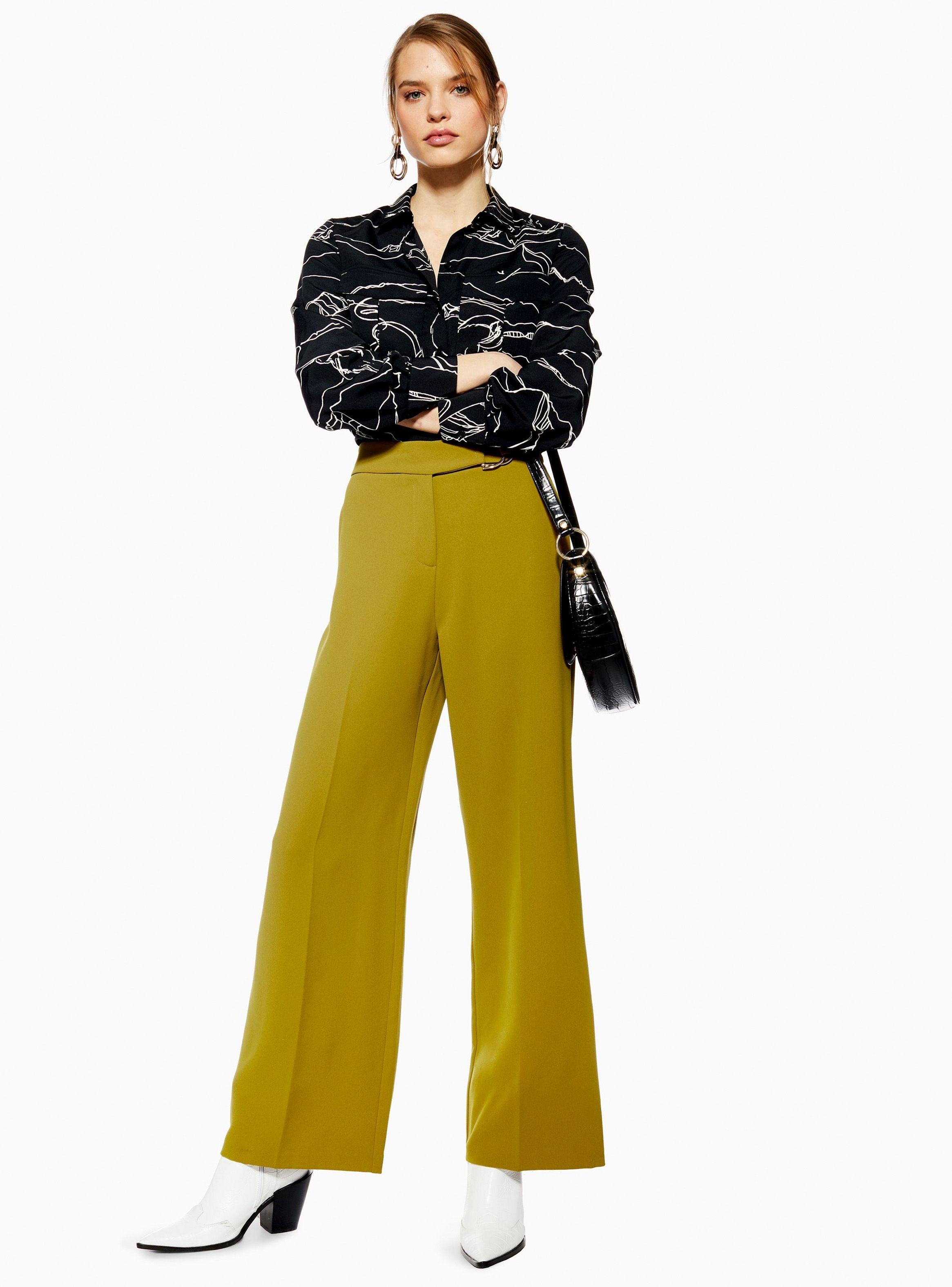 Pantalón D-Ring Wide Leg Trousers Topshop-3