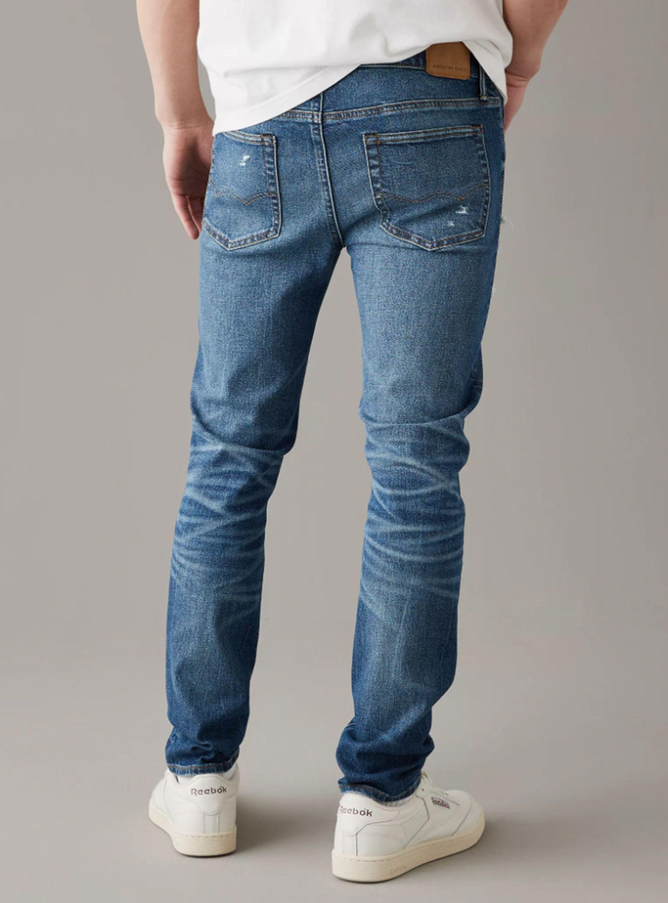 Jeans AirFlex+ Skinny Jean Ultrasuave con Parches-1