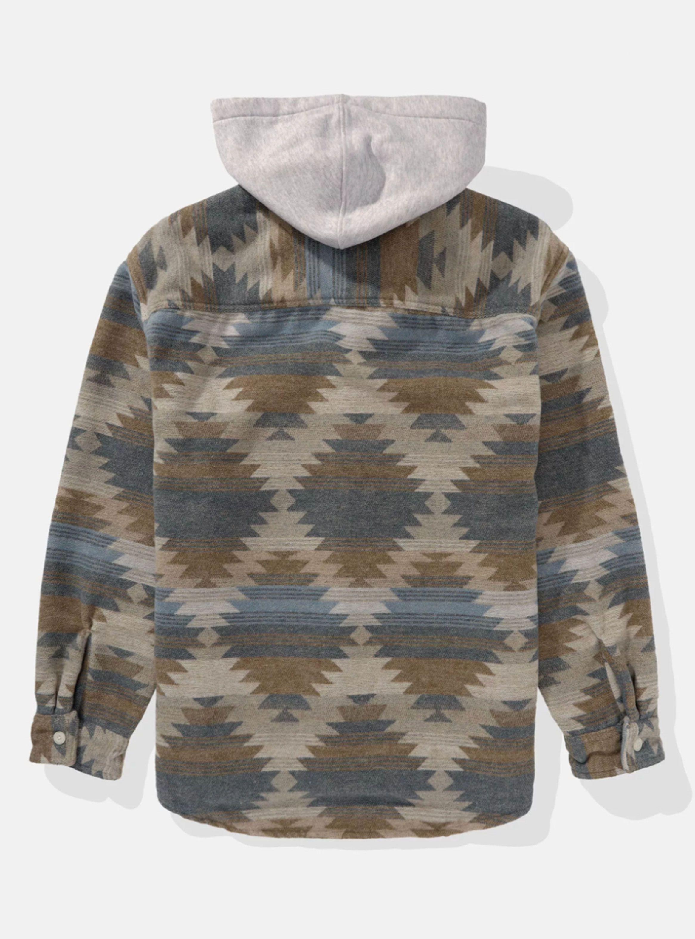 Sobrecamisa Super Soft Hooded Flannel Etnica-2
