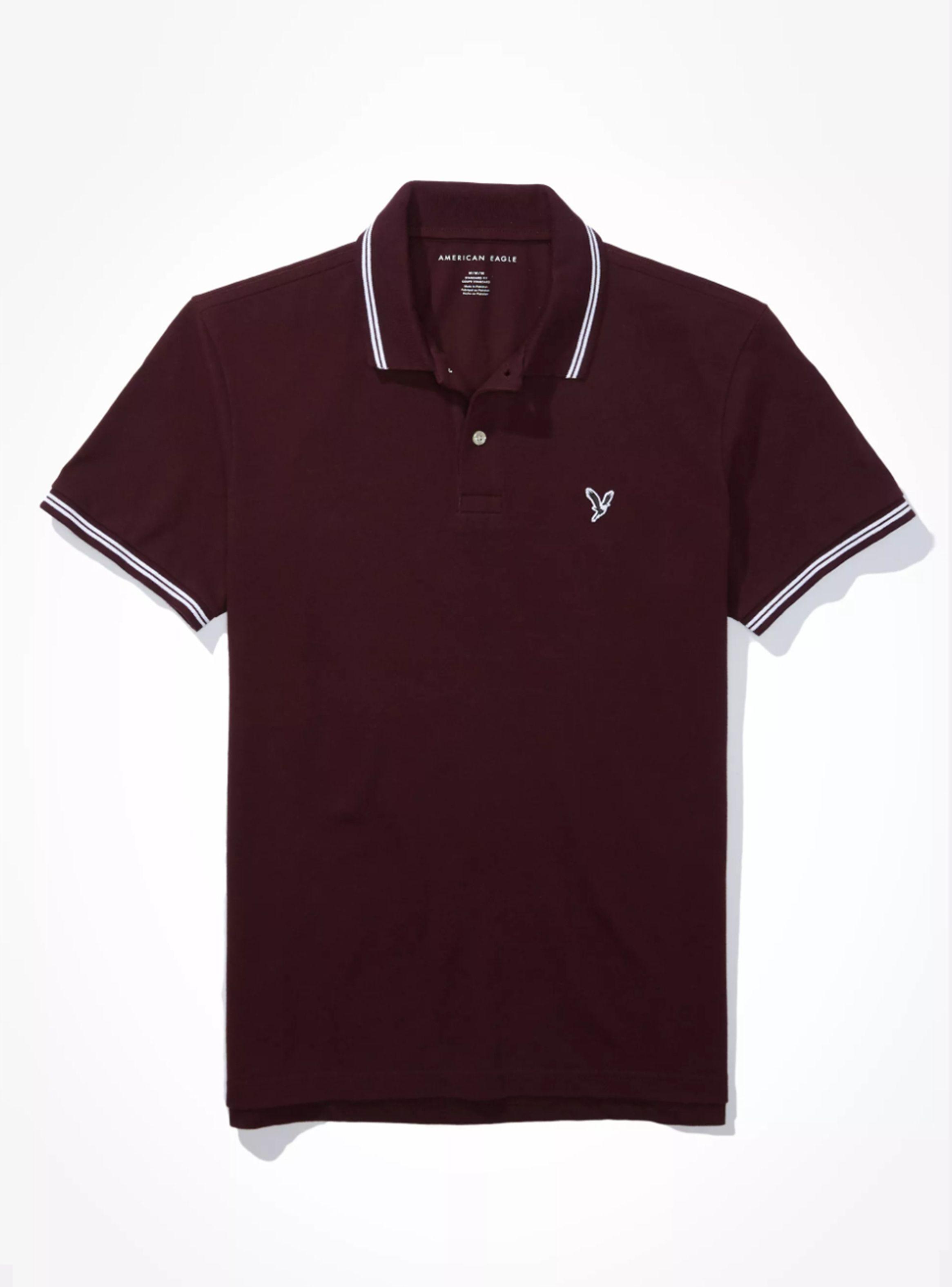 Polera Polo de Piqué Flex con Ribete-2
