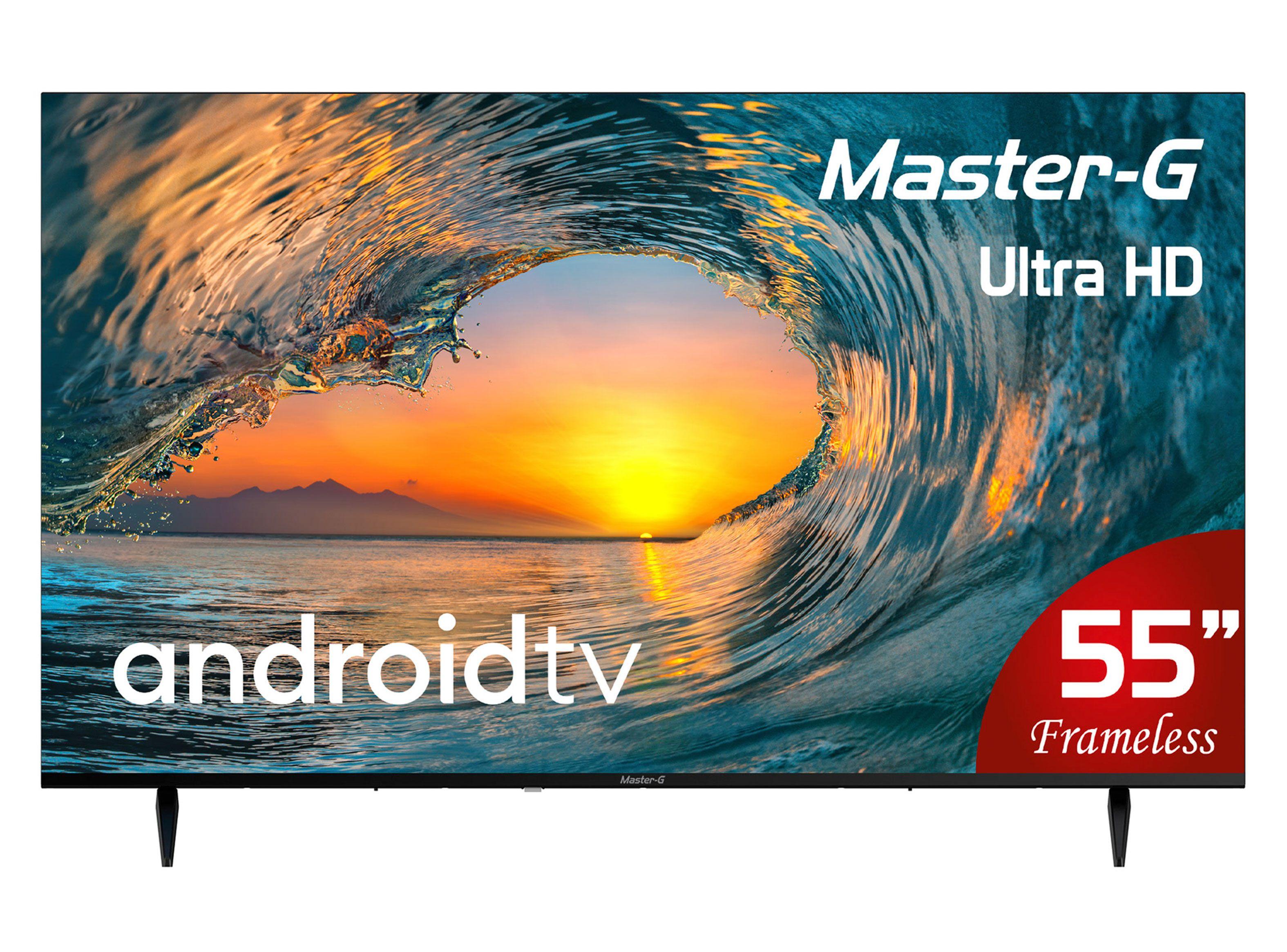 LED Android Smart TV 55" UHD 4K Frameless MGAH55F-0