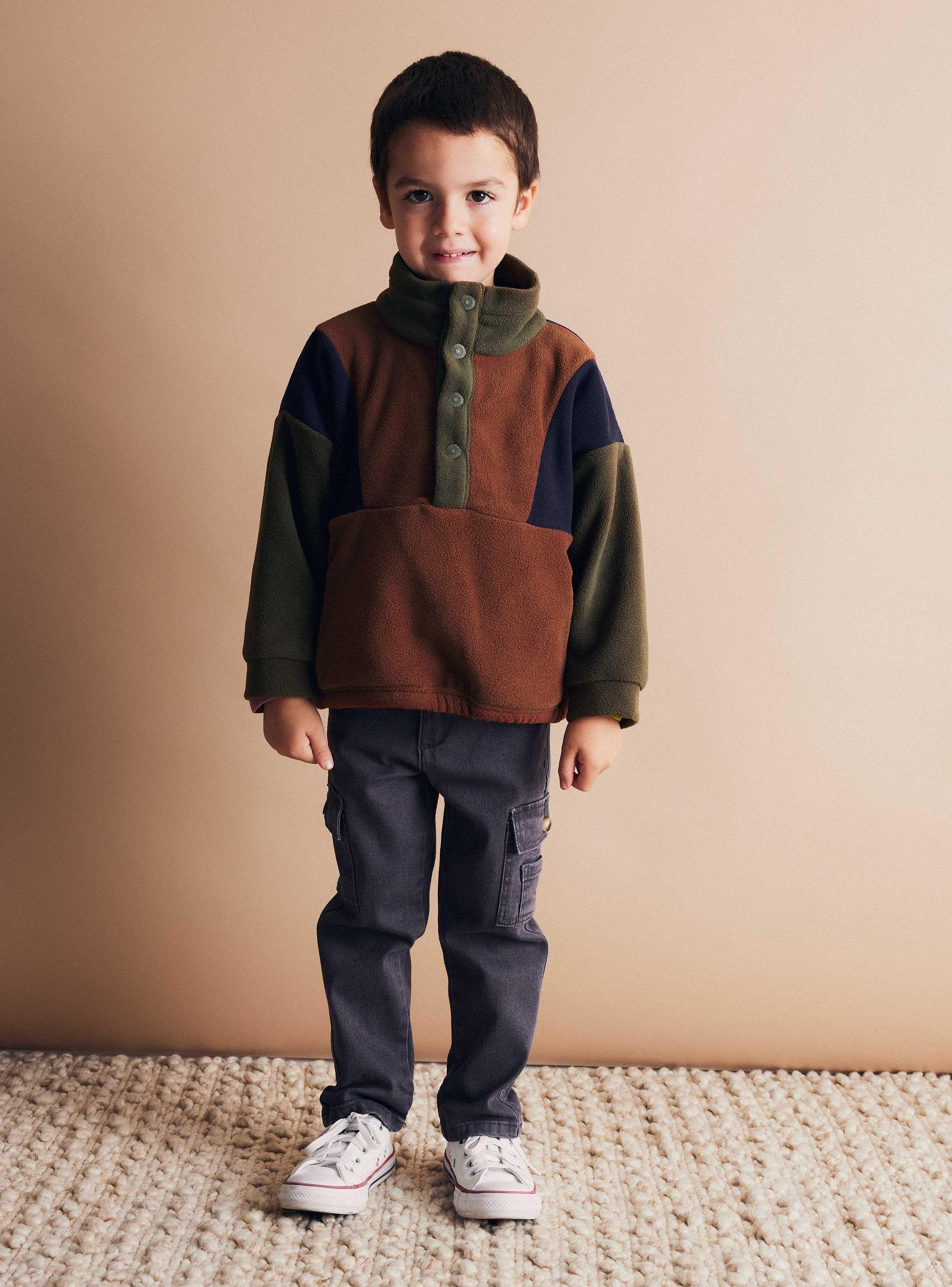 Chaqueta Polar Color Block-0