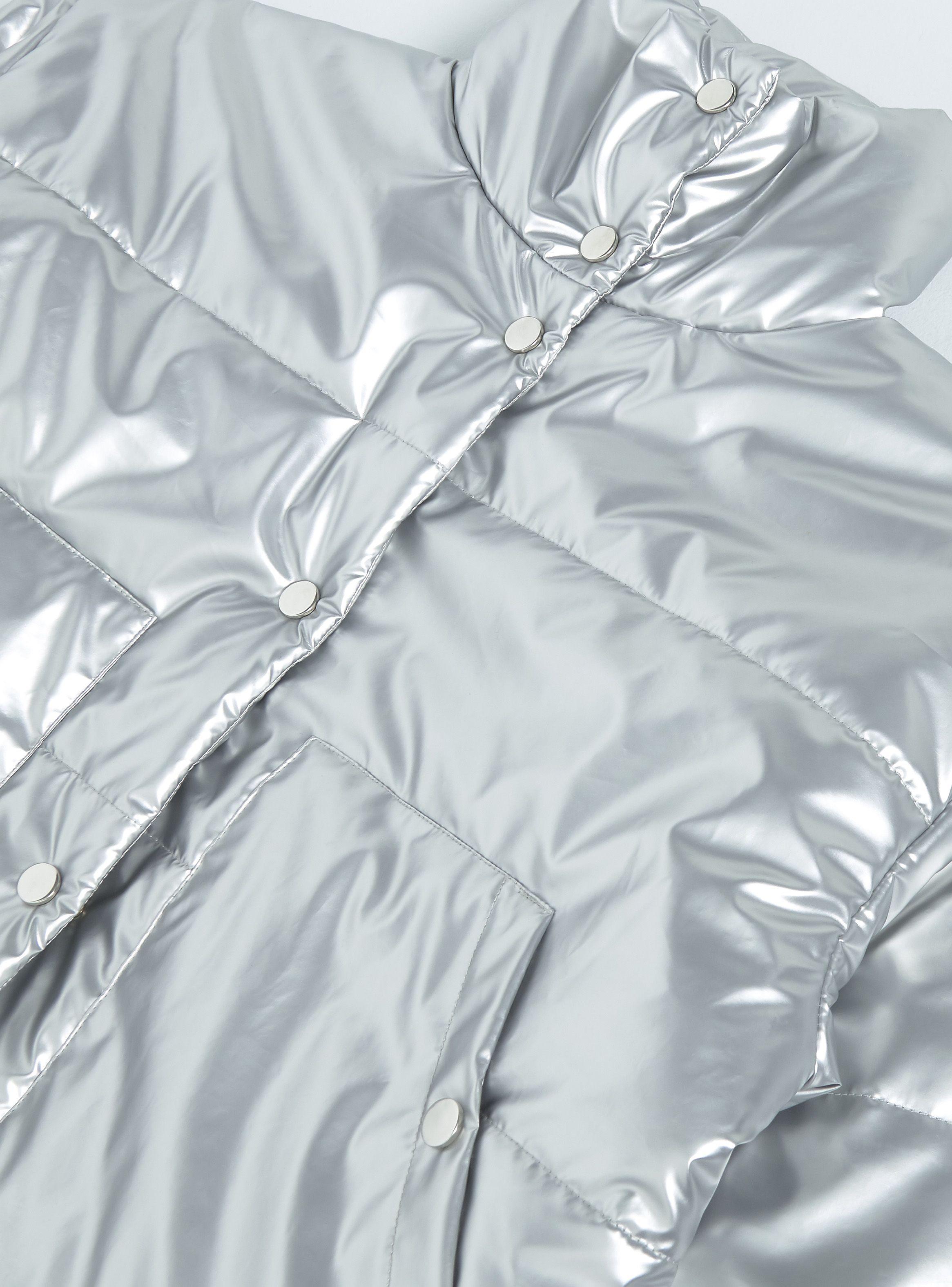 Parka con Tela Metalizada-4