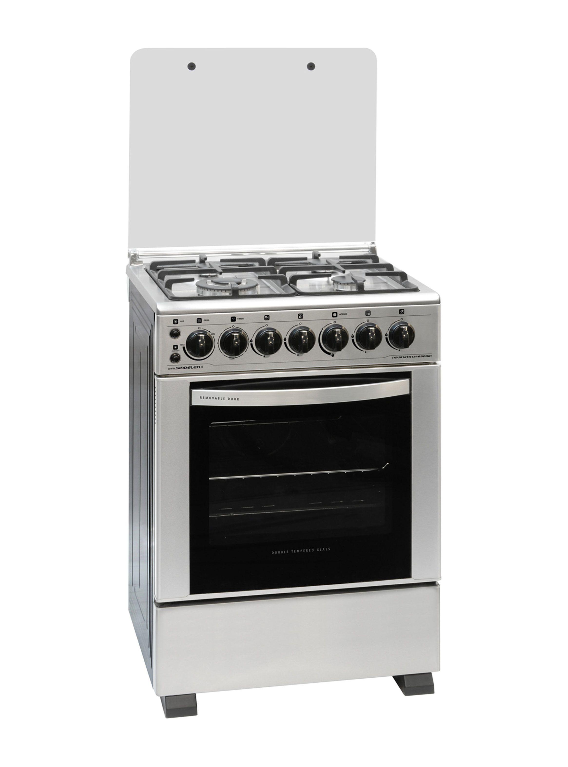 Cocina Sindelen a Gas 4 Quemadores CH-6900IN Grill-1