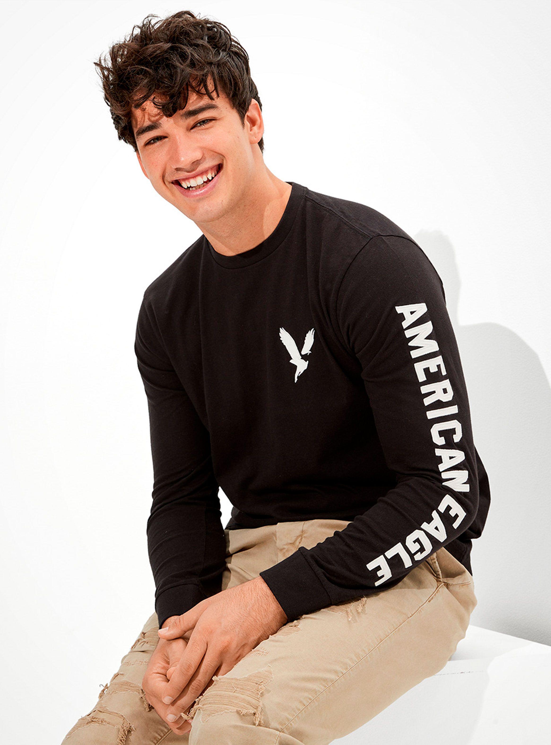 Polera Grafica Super Soft Manga Larga-0