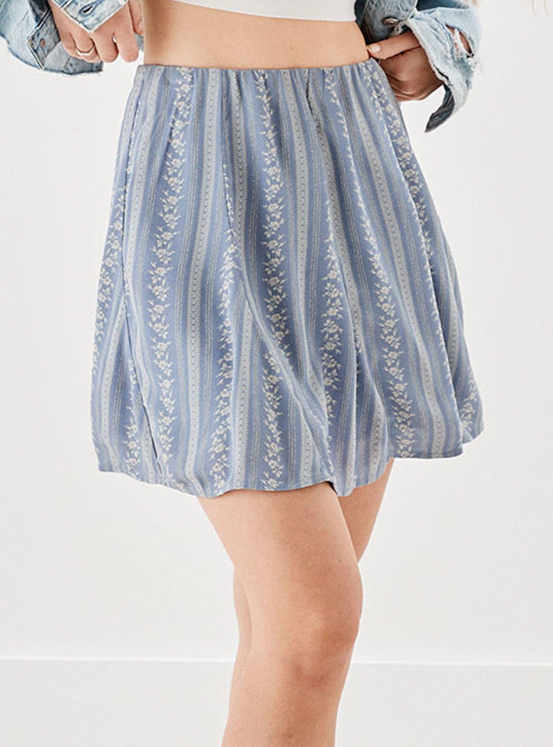 Falda Mini Estampada Skater-0