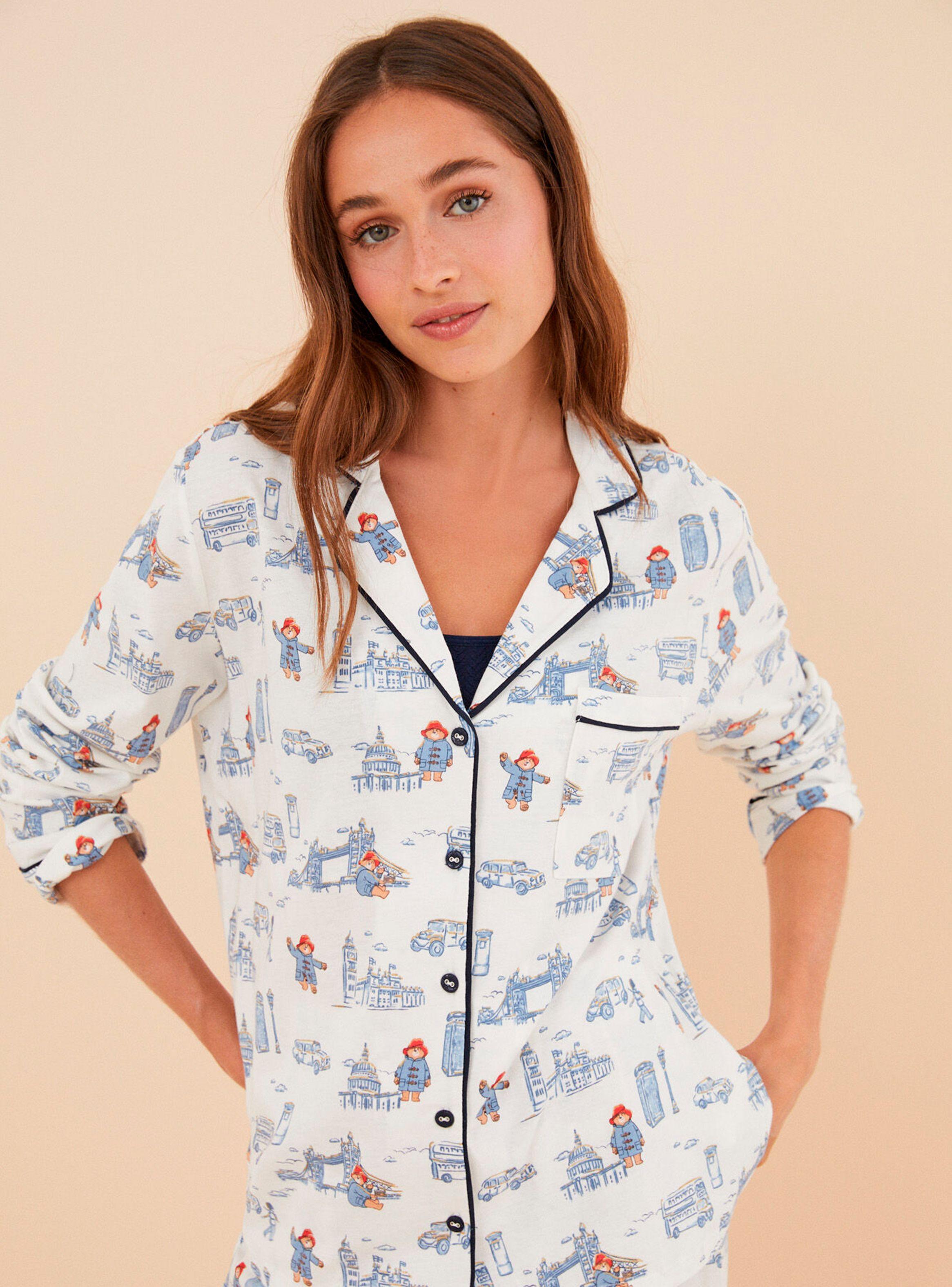 Pijama Camisero Algodón Paddington-1