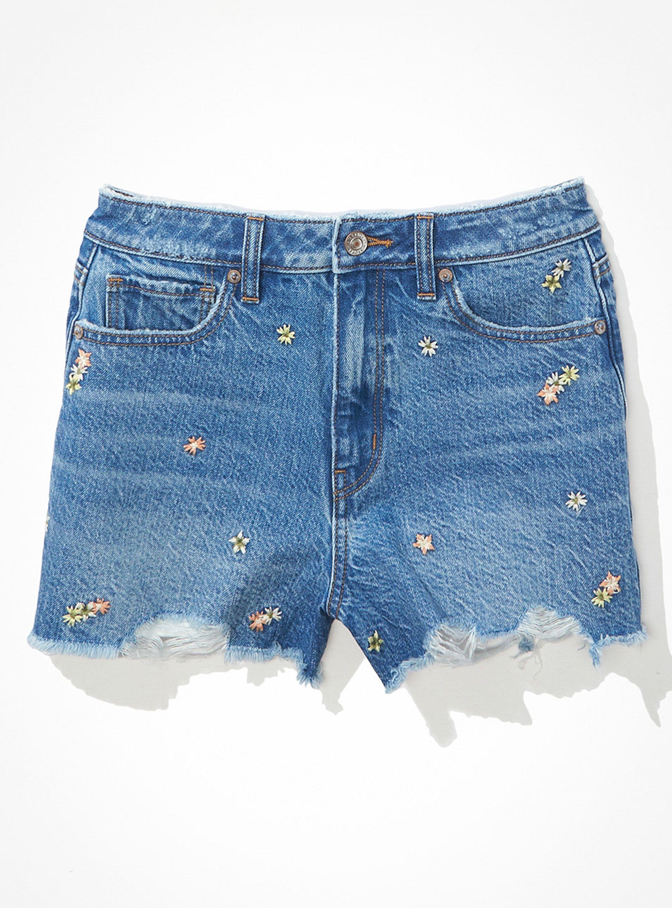 Short Denim Mom Bordado-2