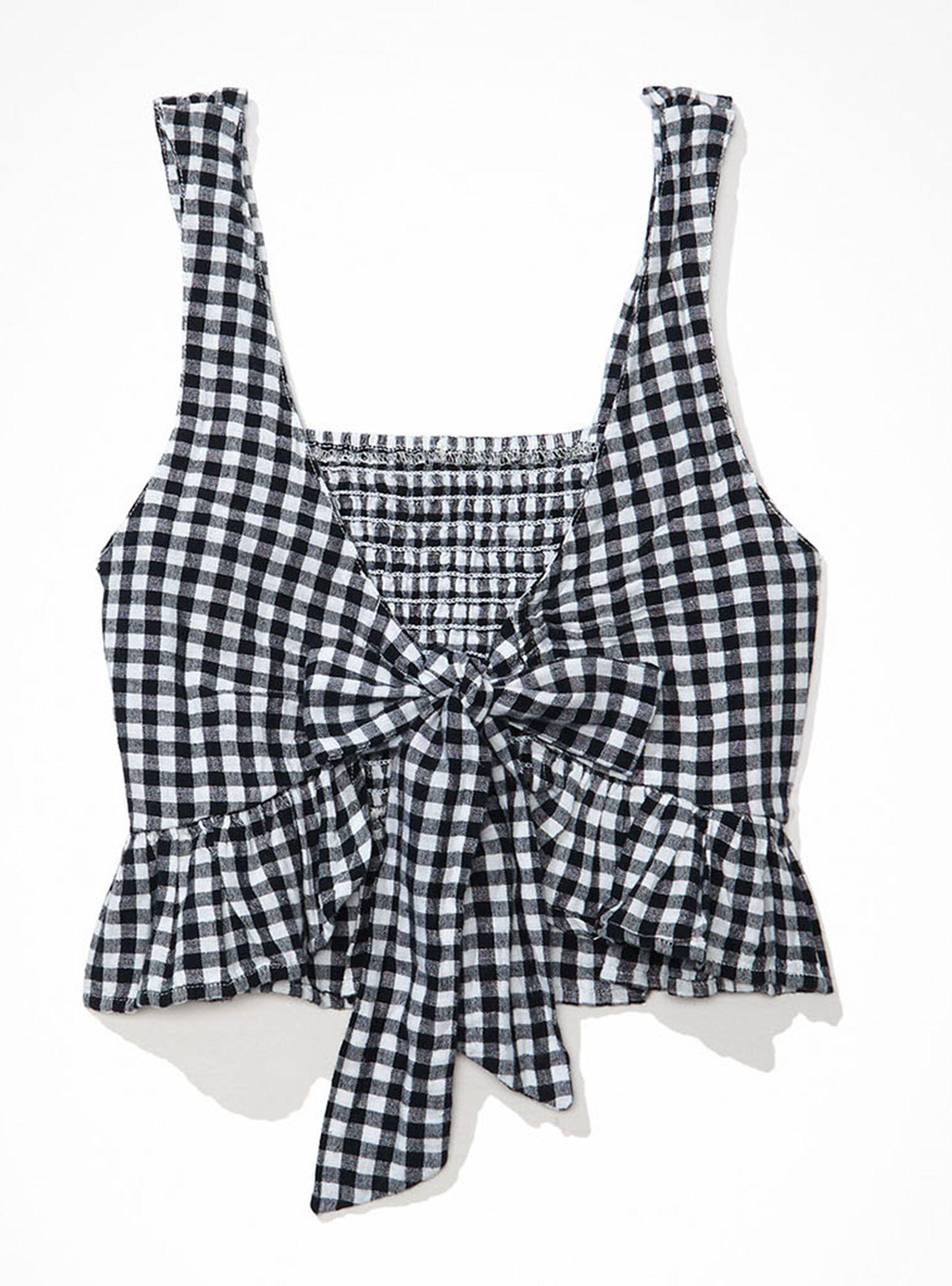 Crop Cami Smocked Cierre Tiritas-2