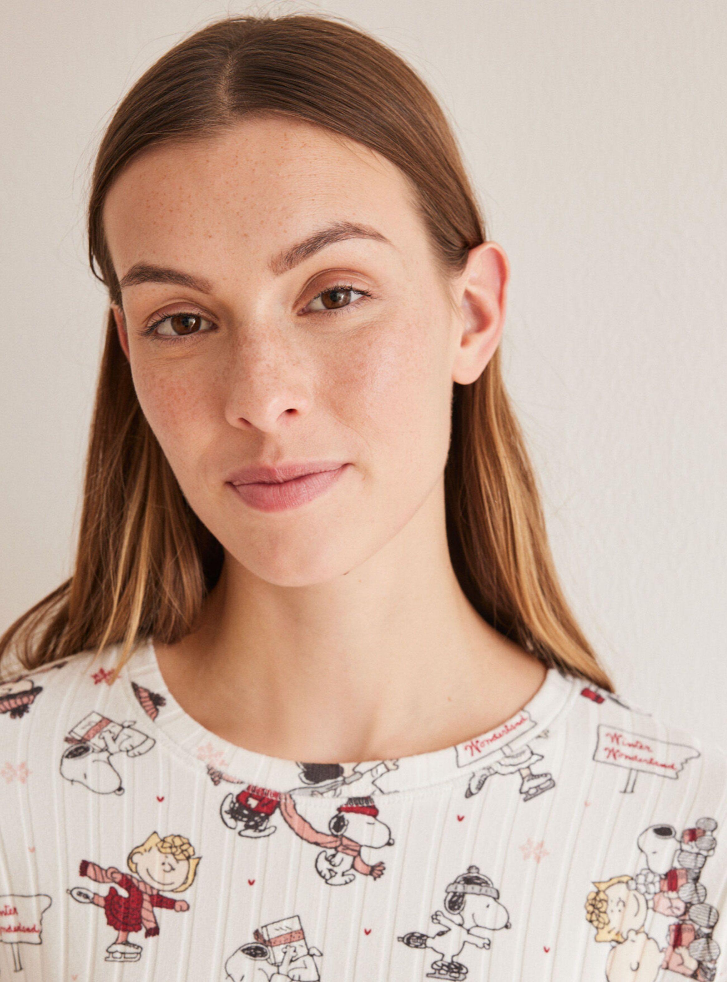 Pijama Estampado Divertido Snoopy-2