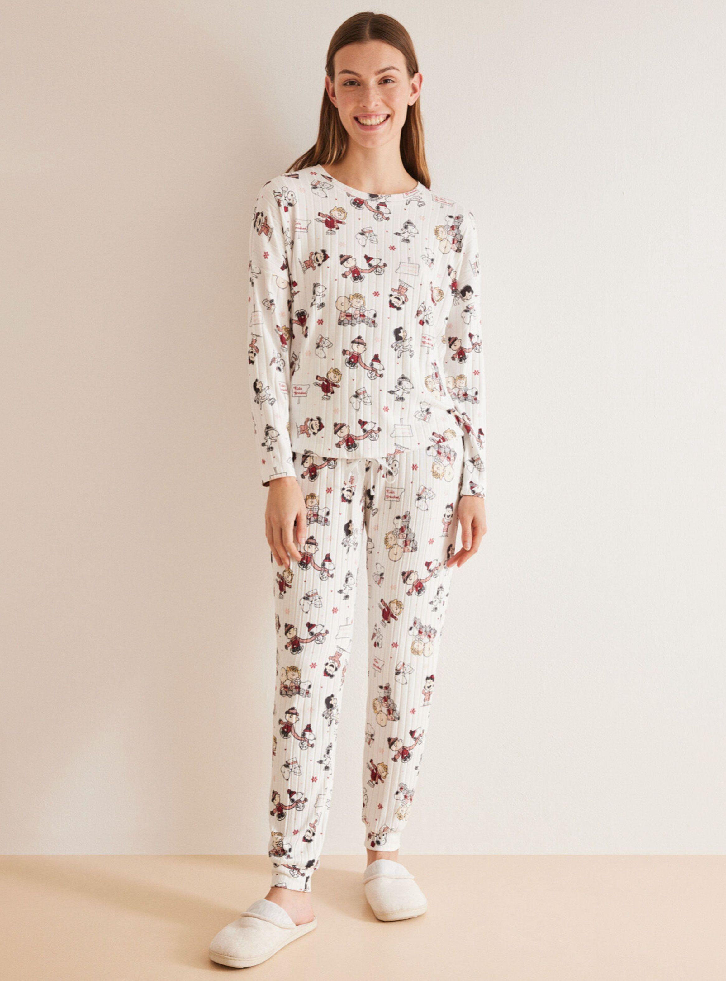 Pijama Estampado Divertido Snoopy-0