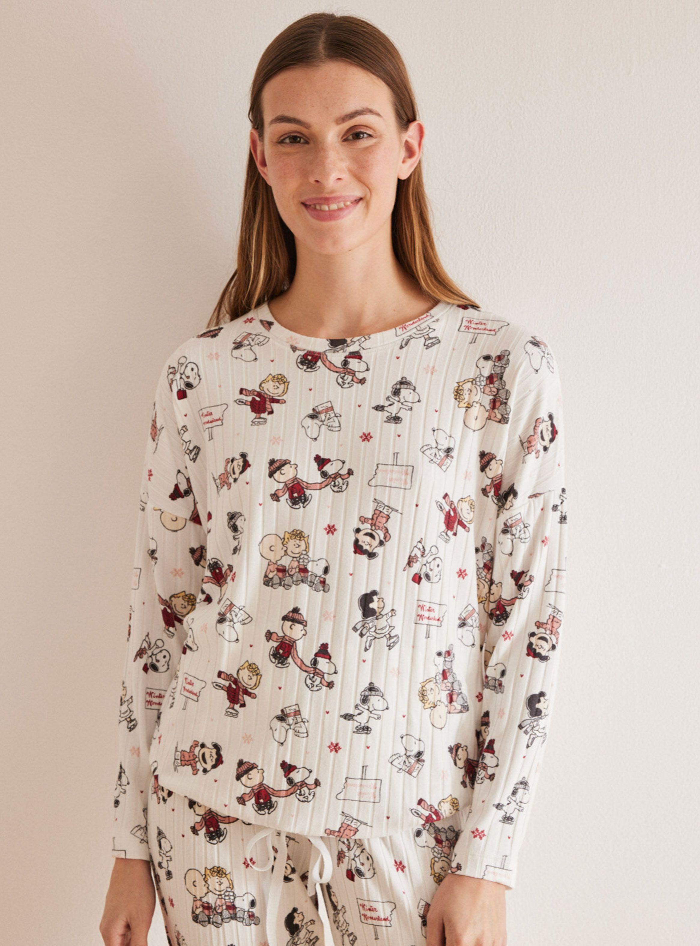 Pijama Estampado Divertido Snoopy-1