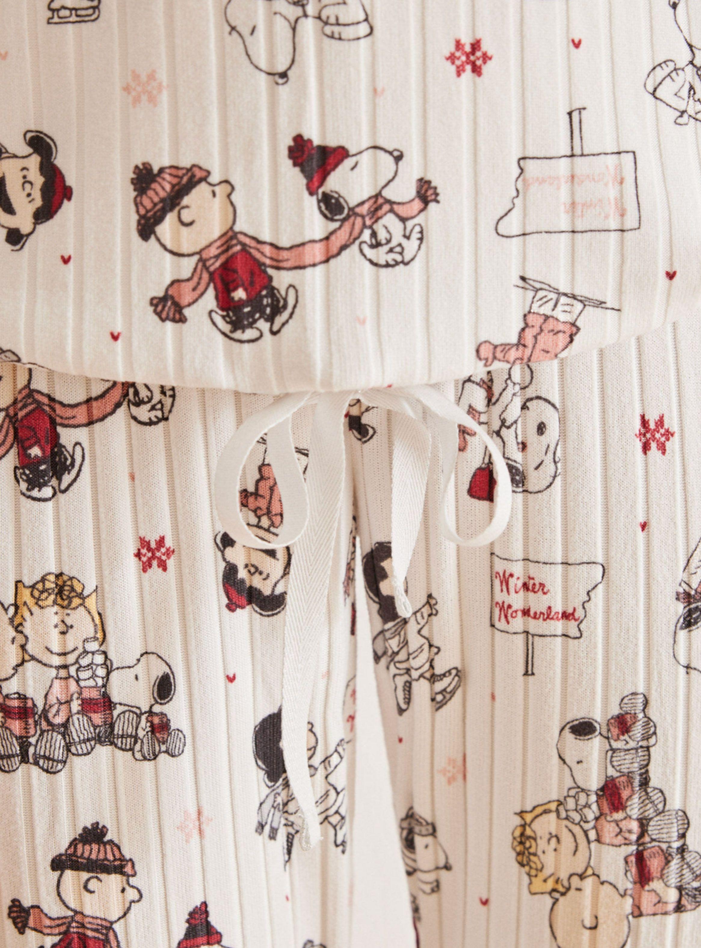 Pijama Estampado Divertido Snoopy-3