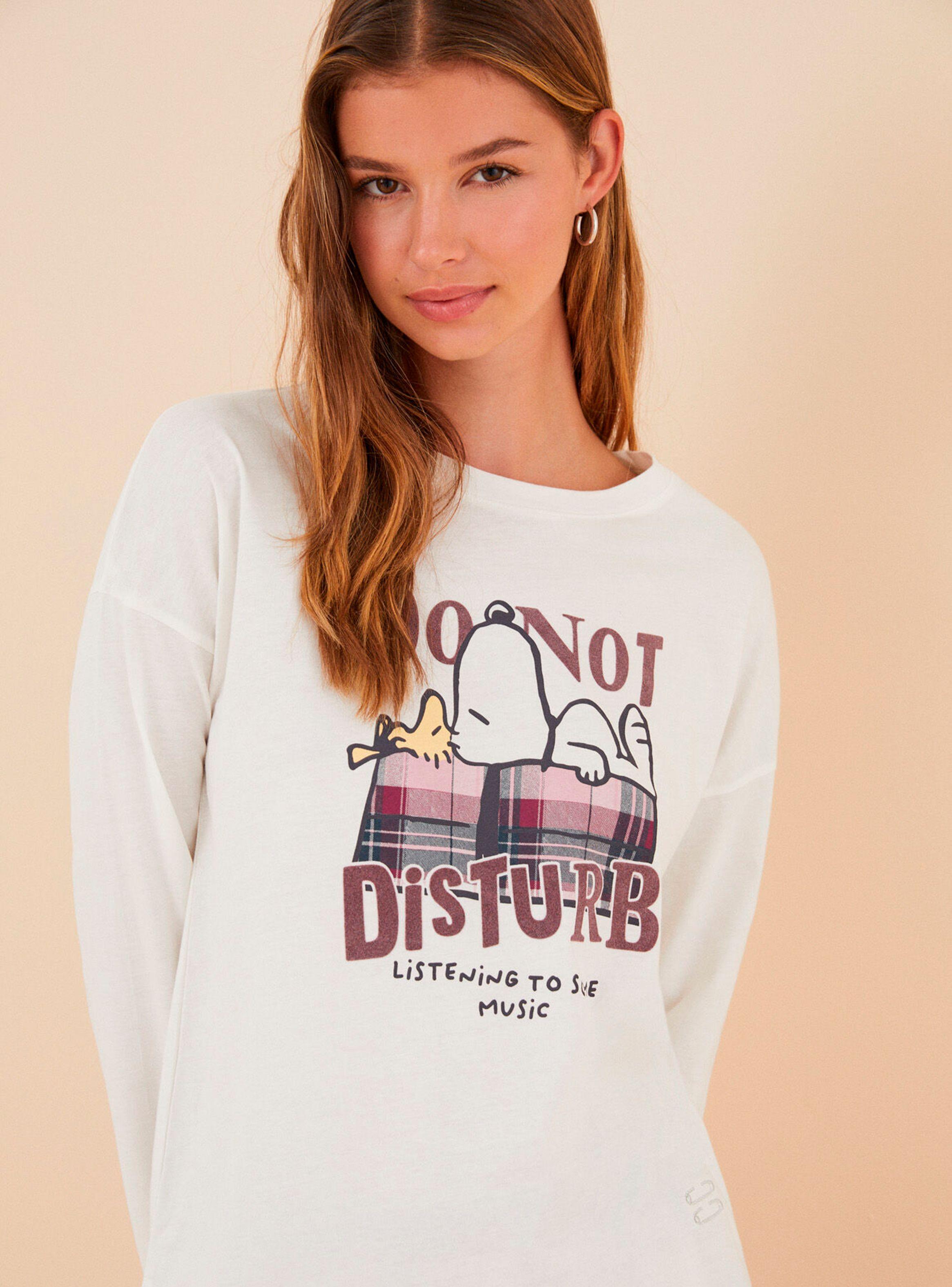 Pijama Algodón Snoopy Franela-1