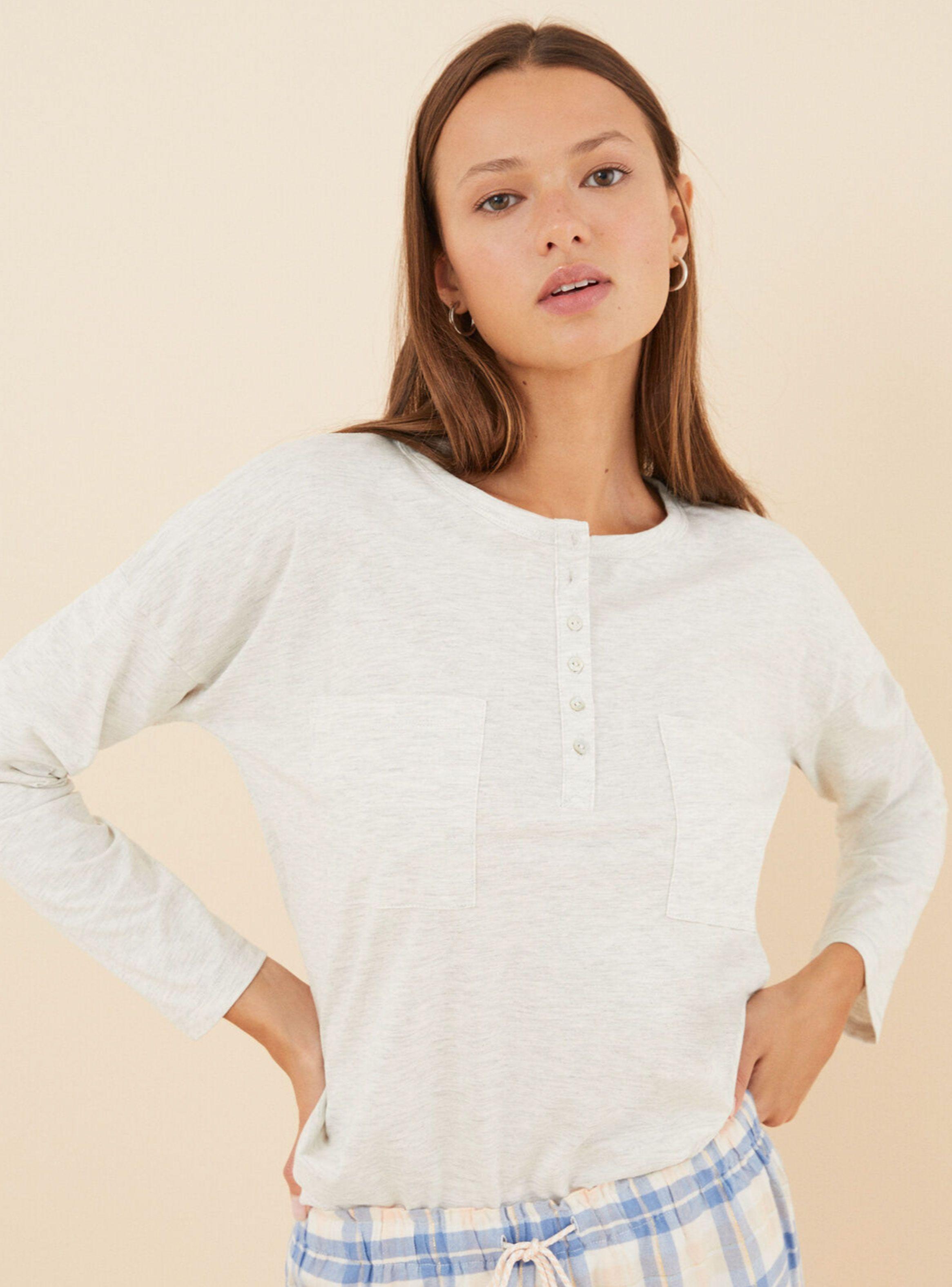 Polera Bolsillos Be Algodón-0