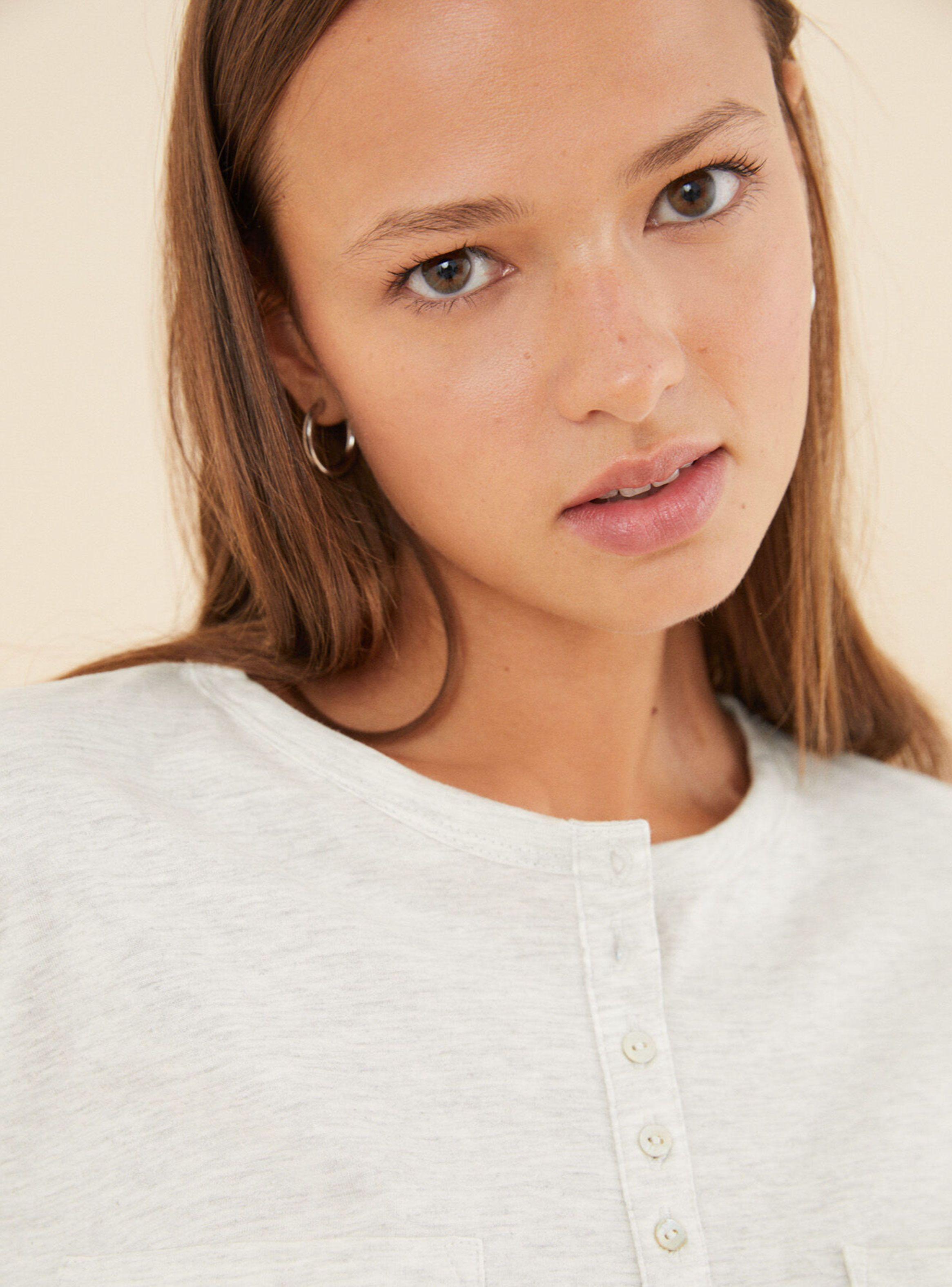 Polera Bolsillos Be Algodón-3