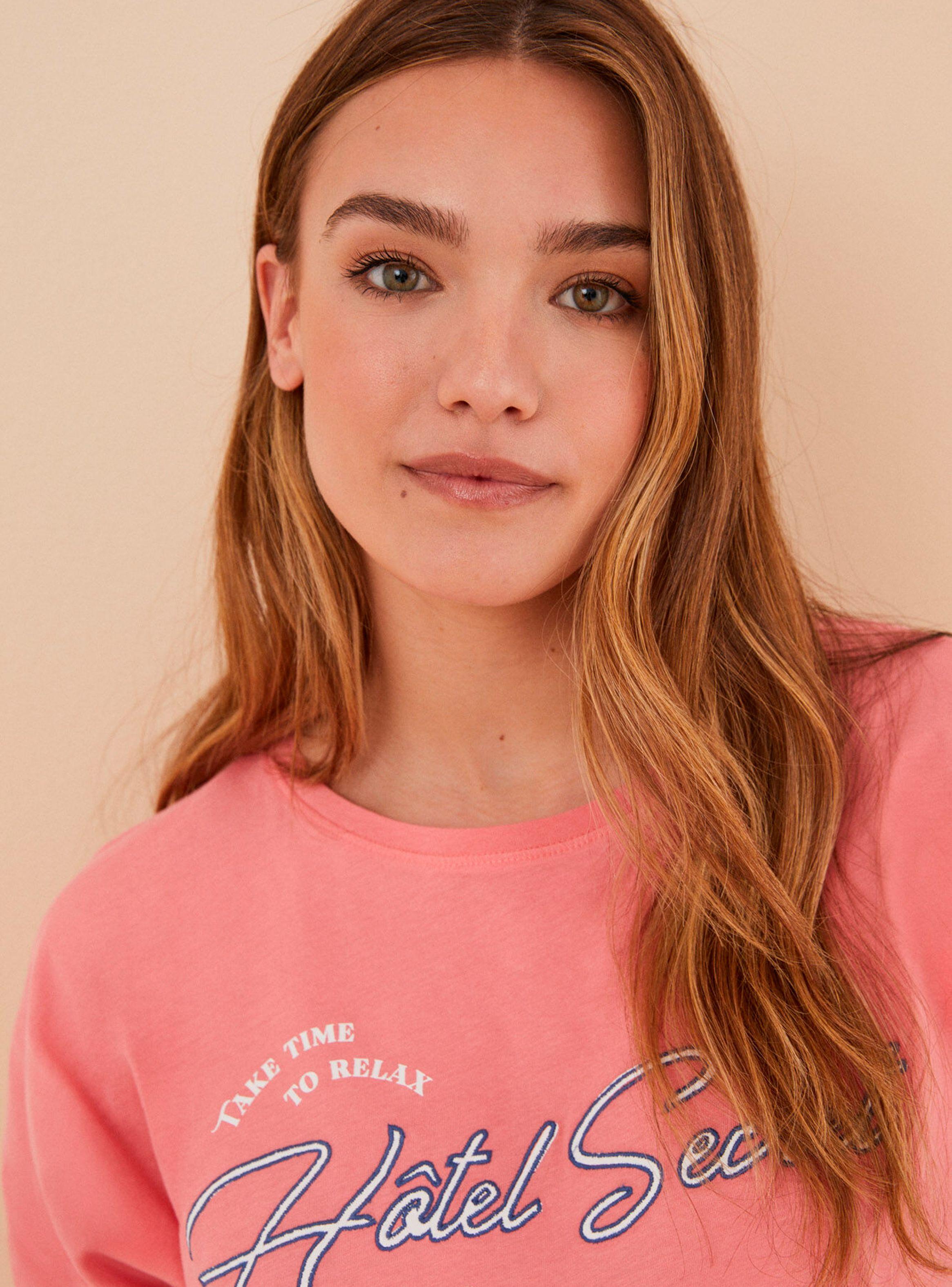 Pijama con Diseño de Rayas Algodón-3