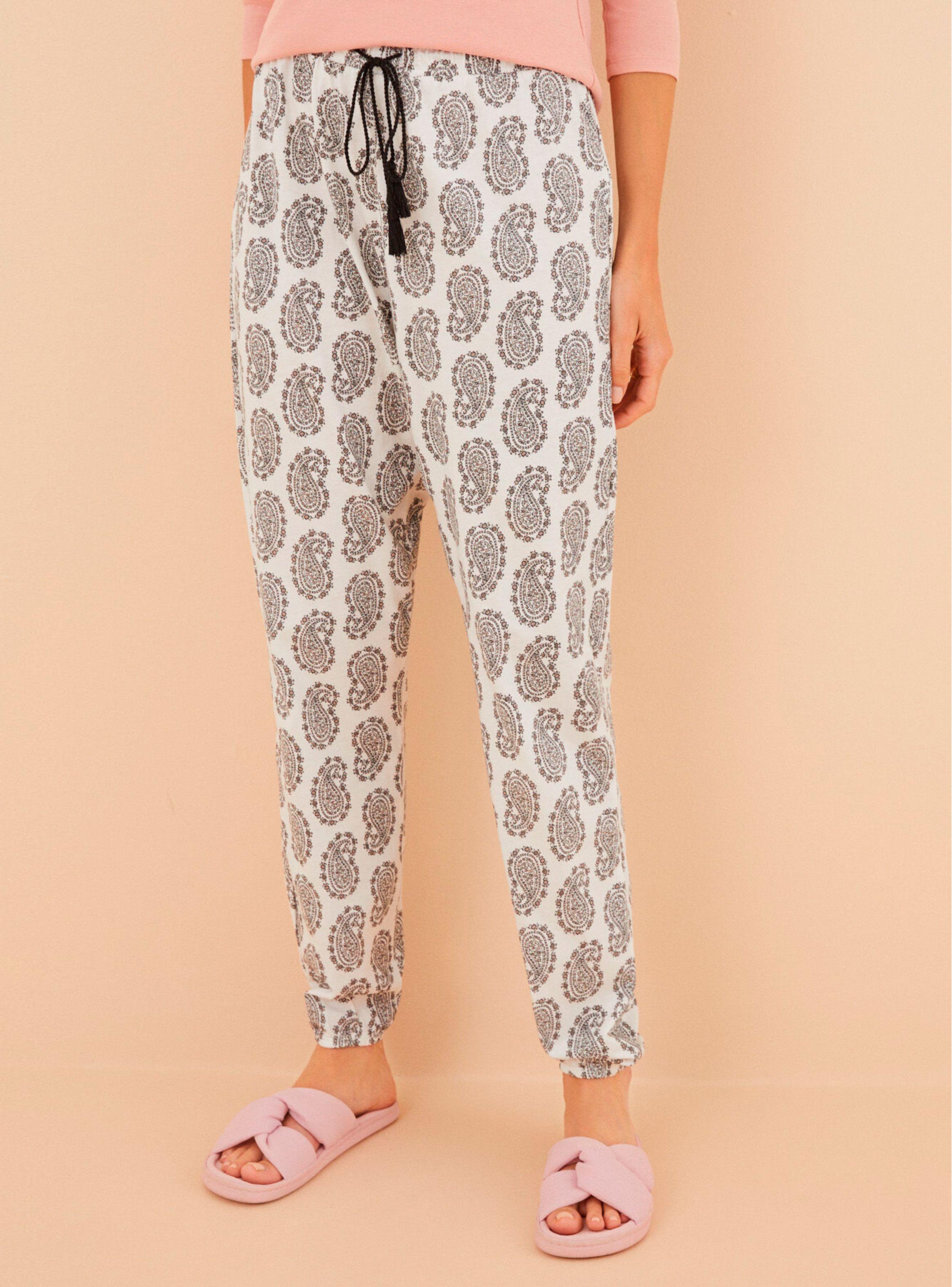 Pantalón Largo Algodón Boho Wite-0