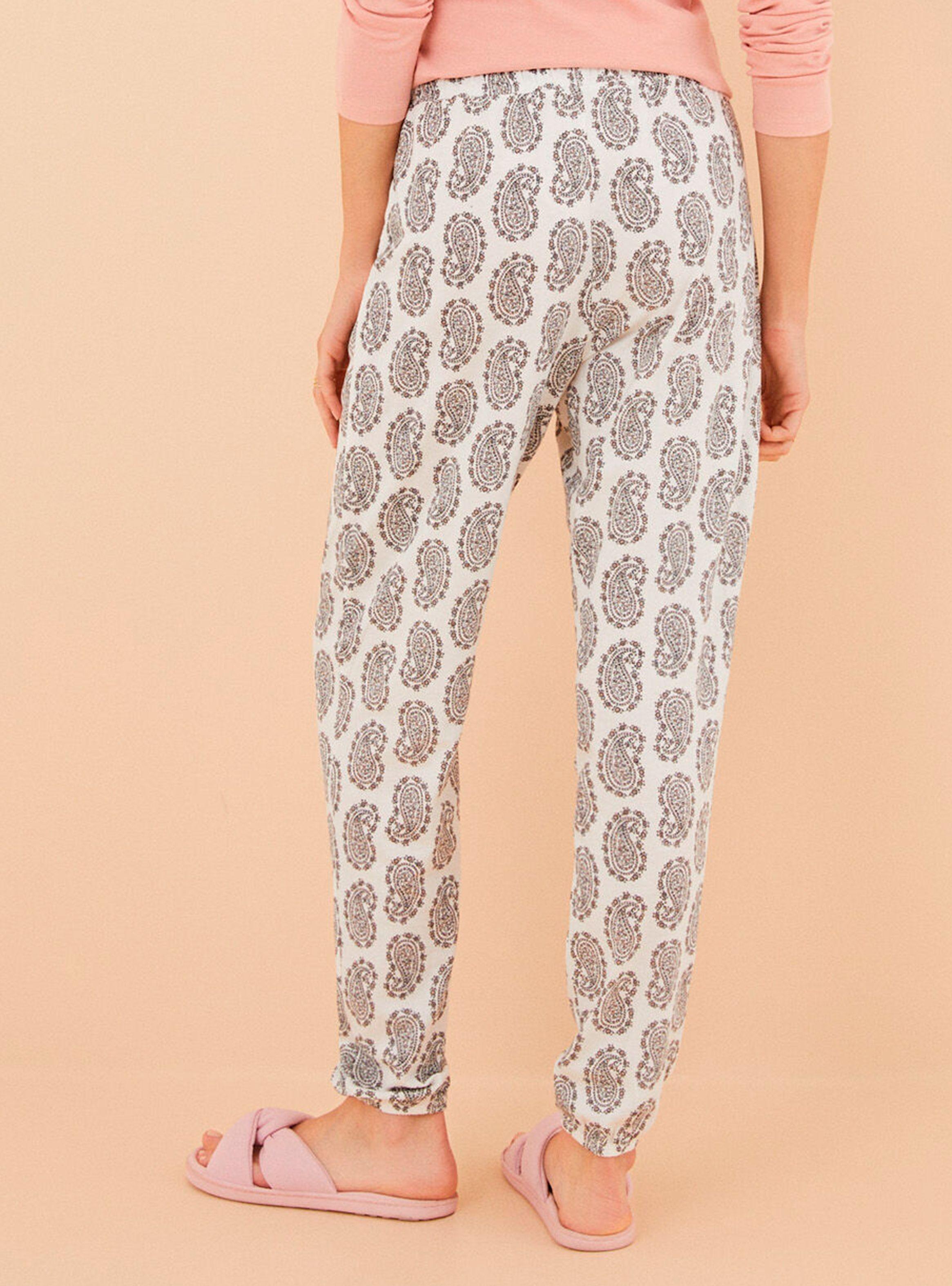 Pantalón Largo Algodón Boho Wite-1