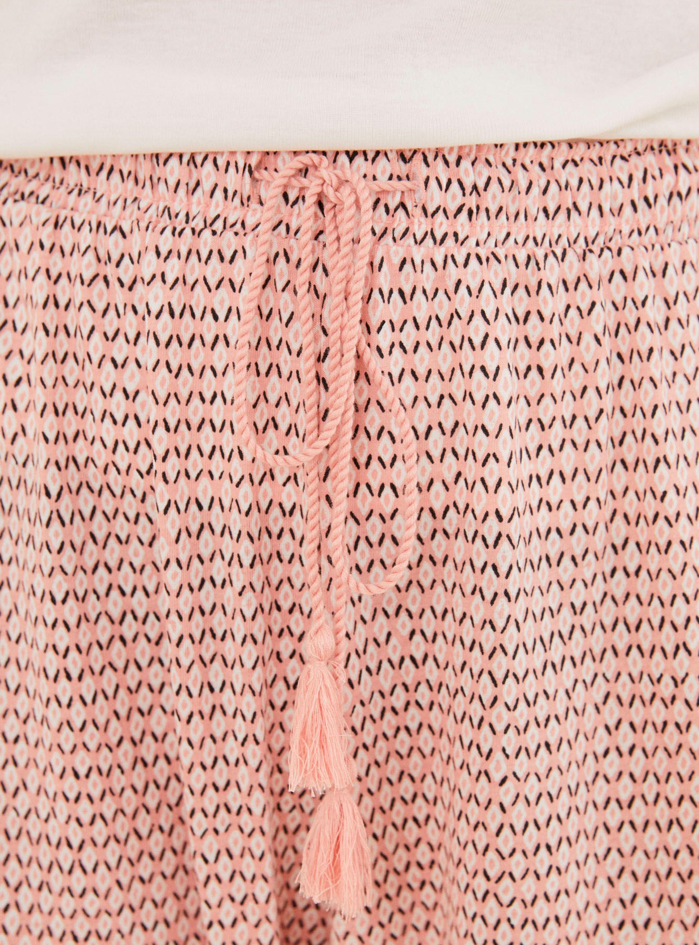Pantalón Largo Algodón Rombos Rosé-2