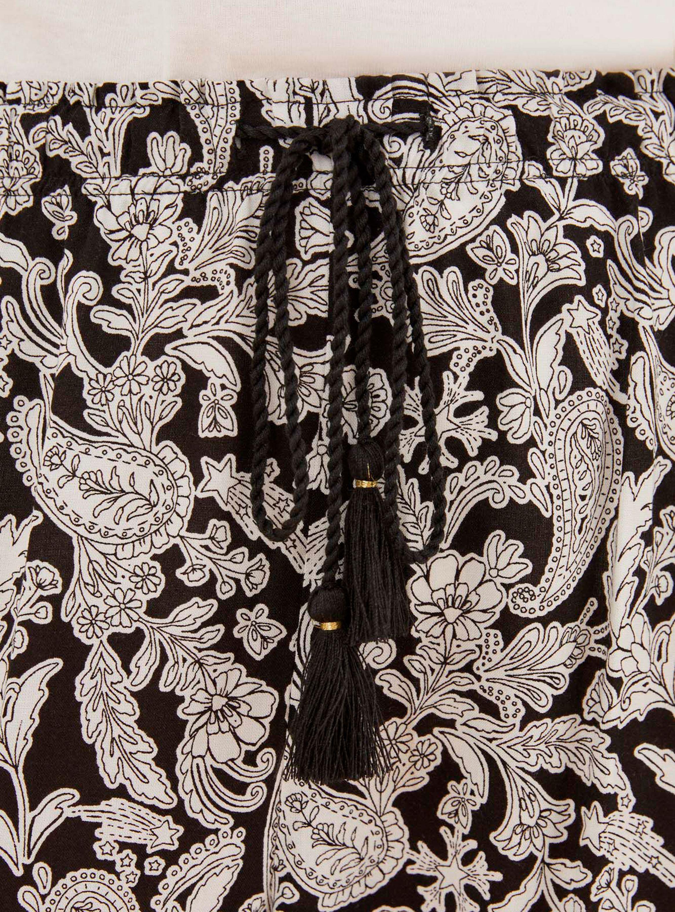 Pantalón Largo Boho Blak-2