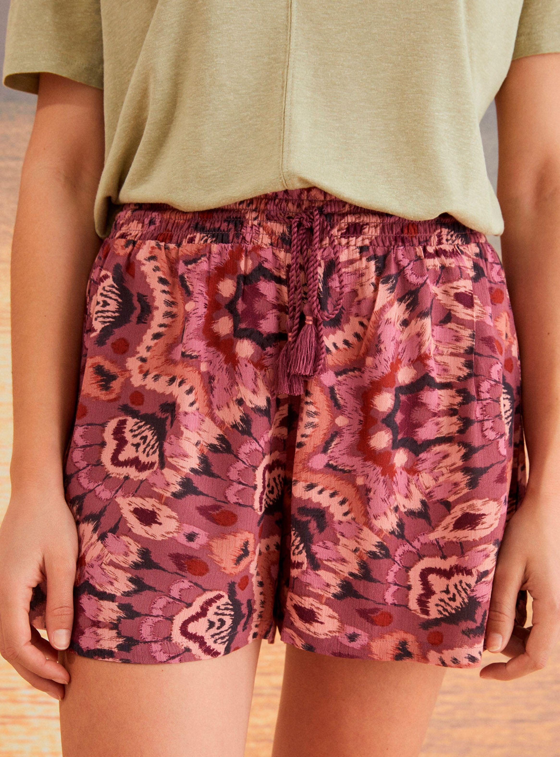 Pantalón Corto Estampado Granat-0