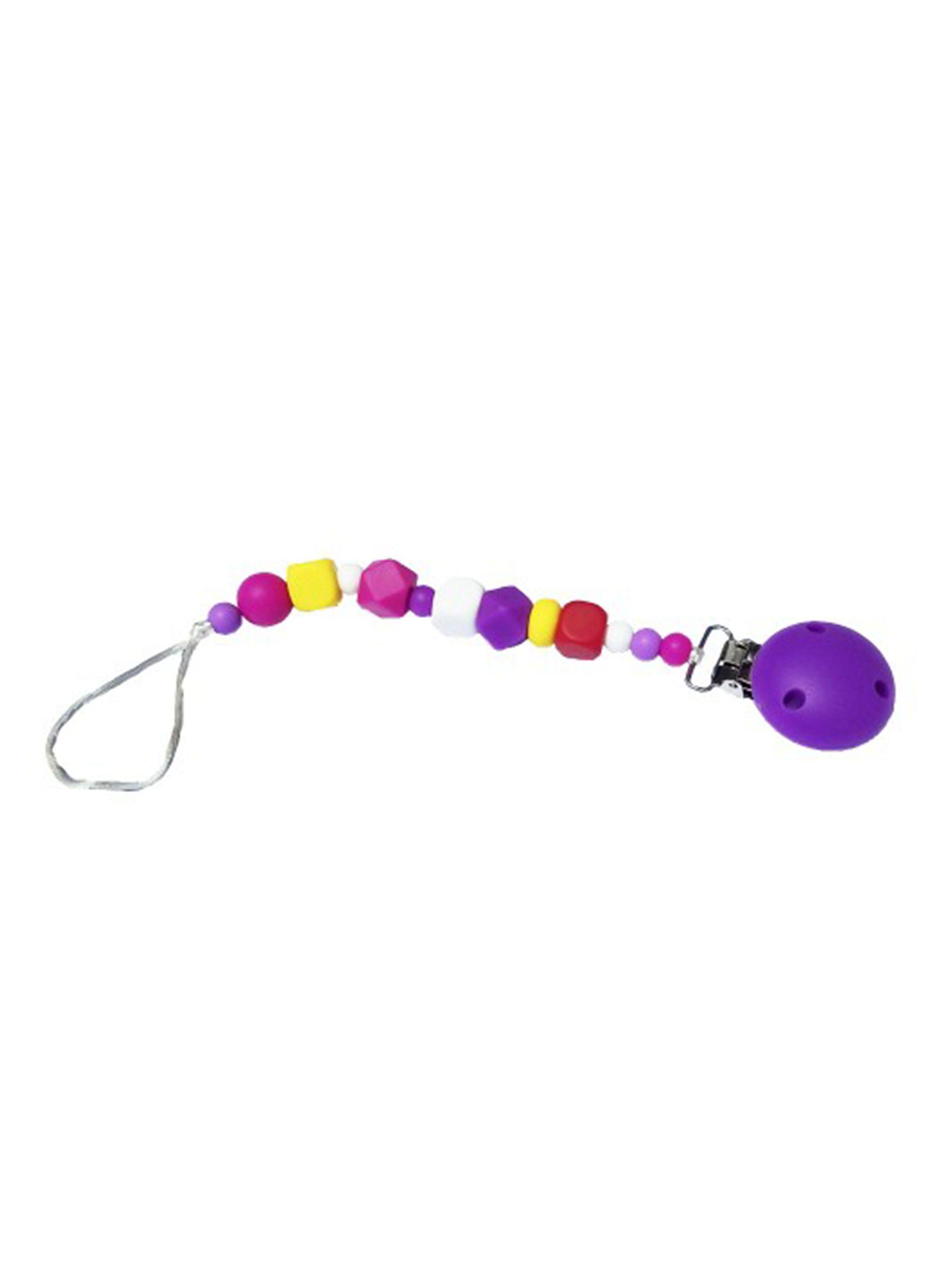 Porta Bbpro Chupete Silicona Tono Morado BB Pro-0