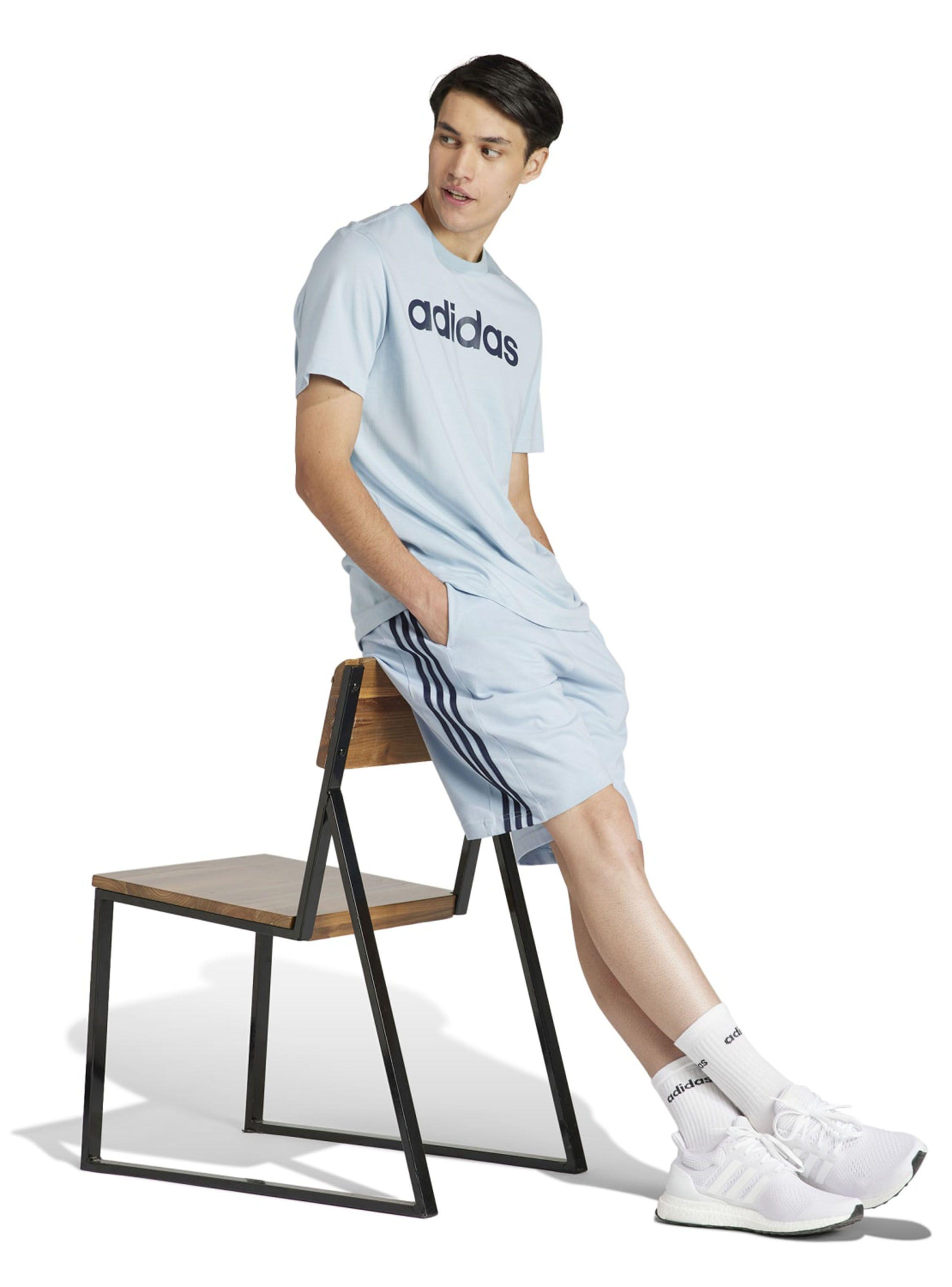 Polera Linear Embroidered Logo Essentials Single-4