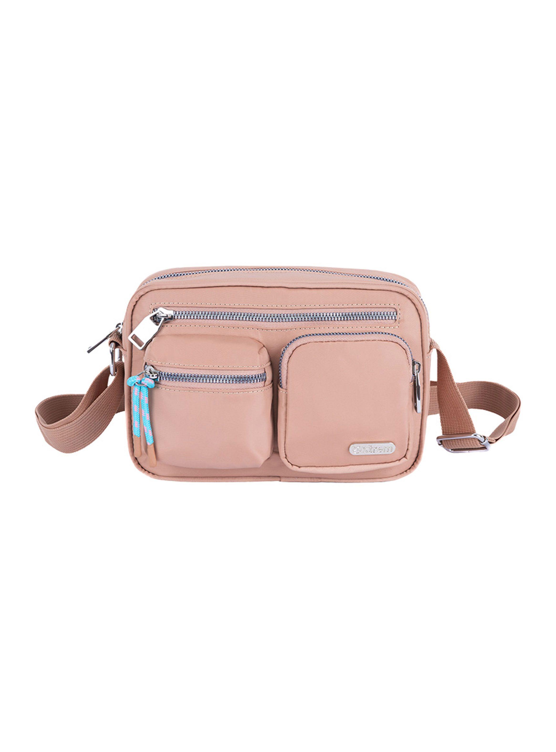 Cartera Cruzada Hazel 3XT Beige-0