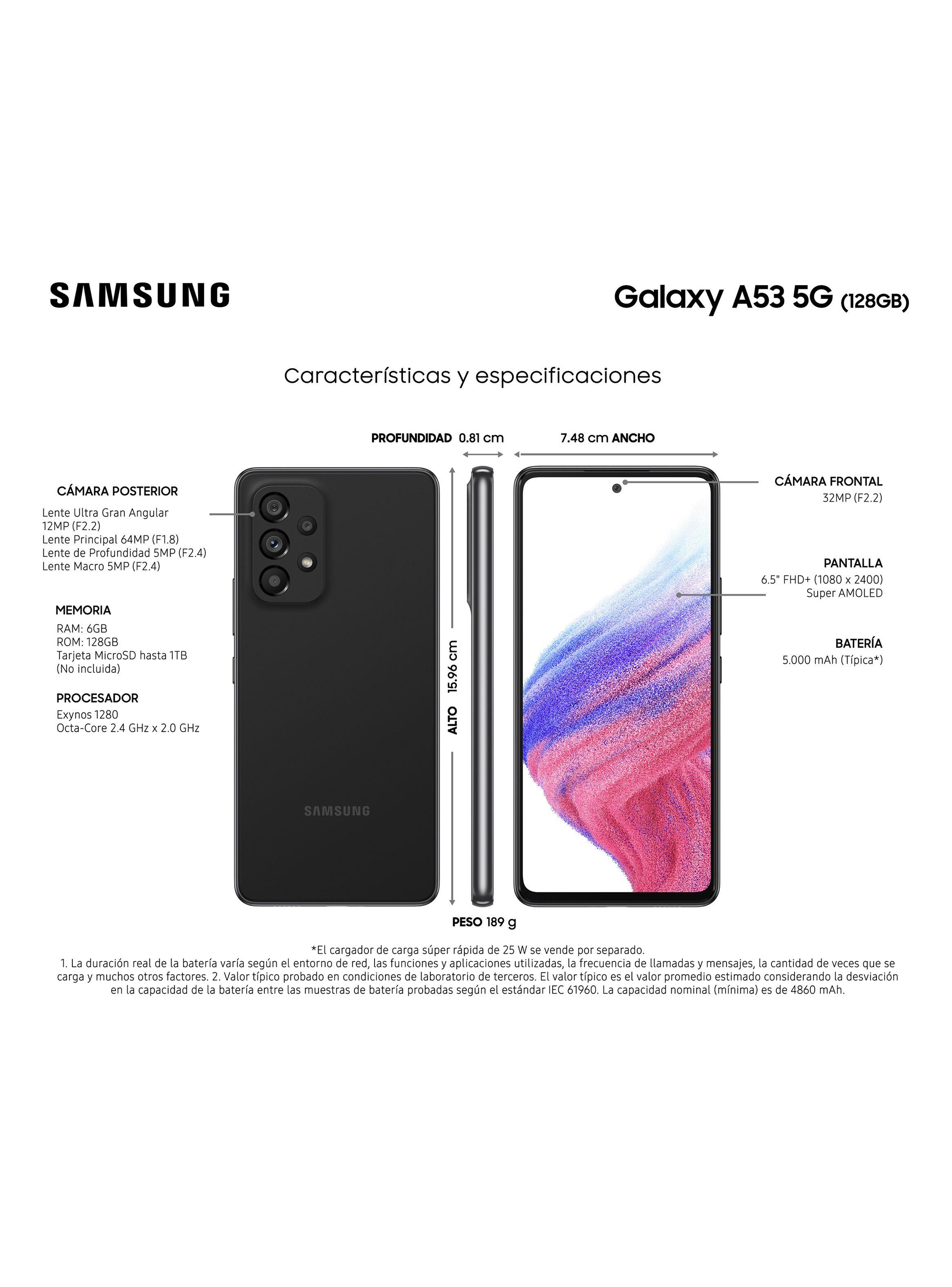 Smartphone Galaxy A53 5G 128GB 6.5" Awesome Black Liberado-5