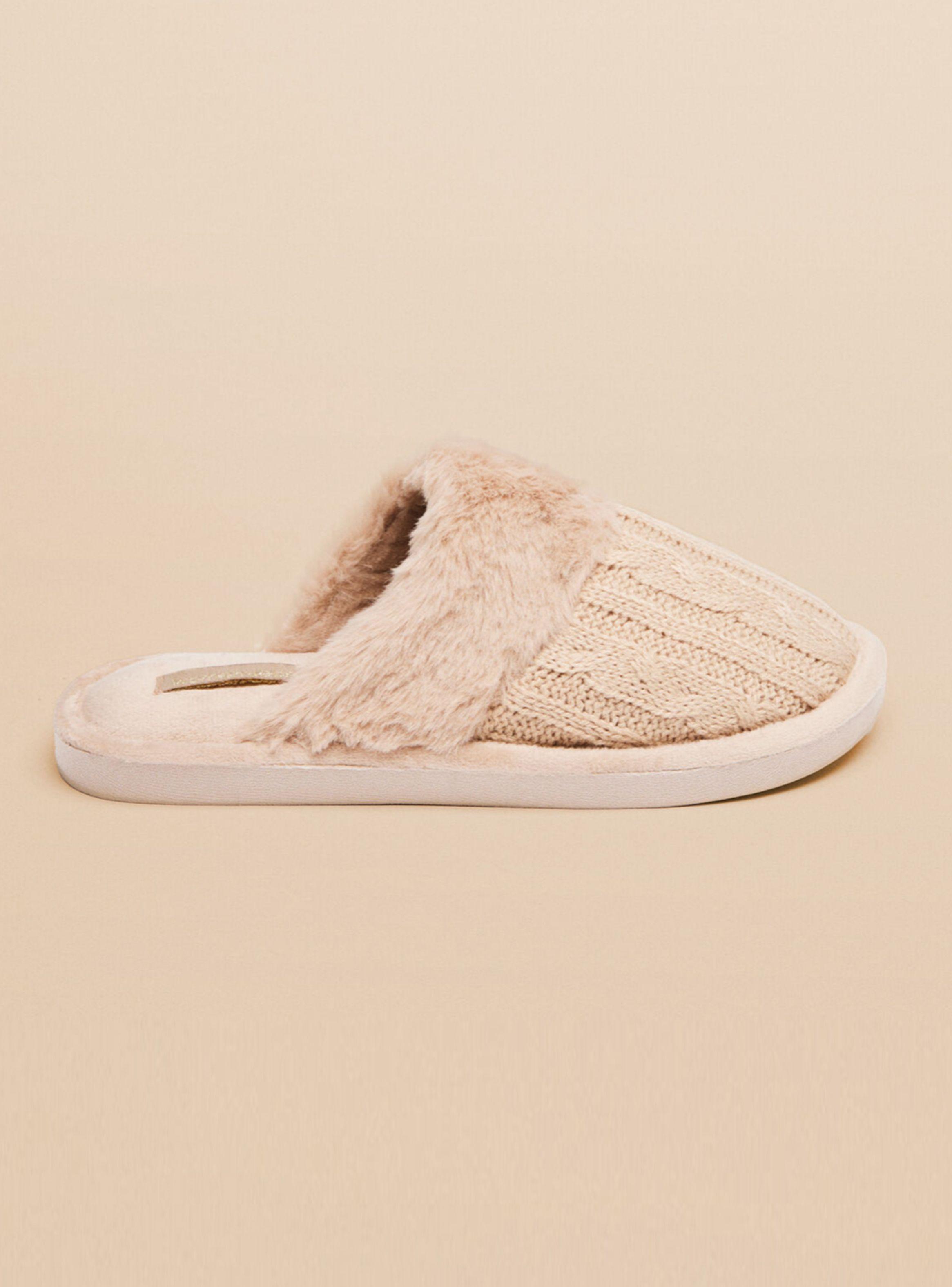 Pantuflas Pelo Tricot-0