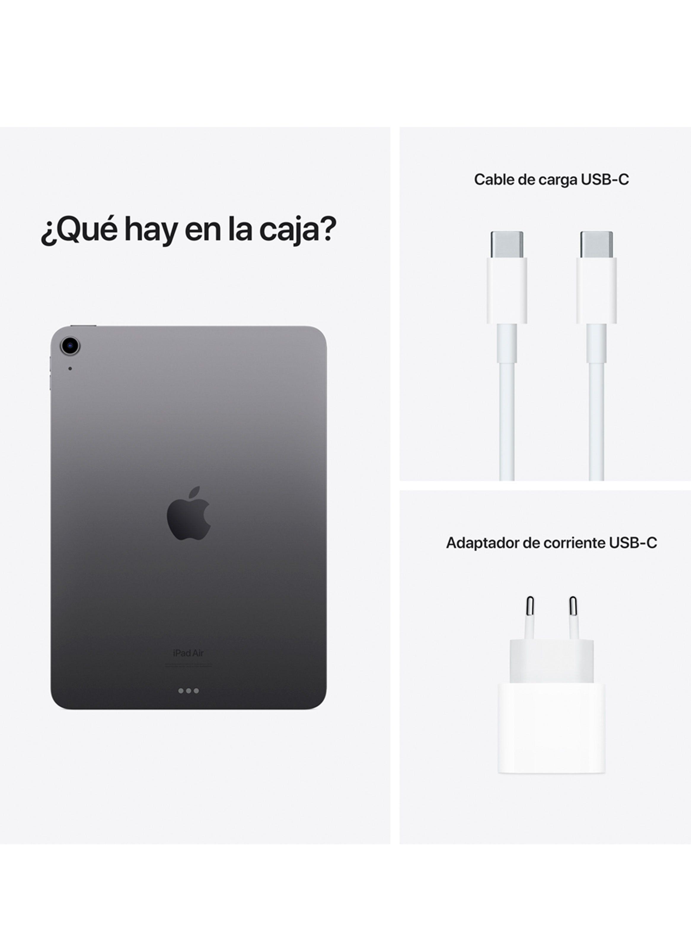 iPad Air 64GB Chip M1 10.9" Wi-Fi Gris Espacial-9