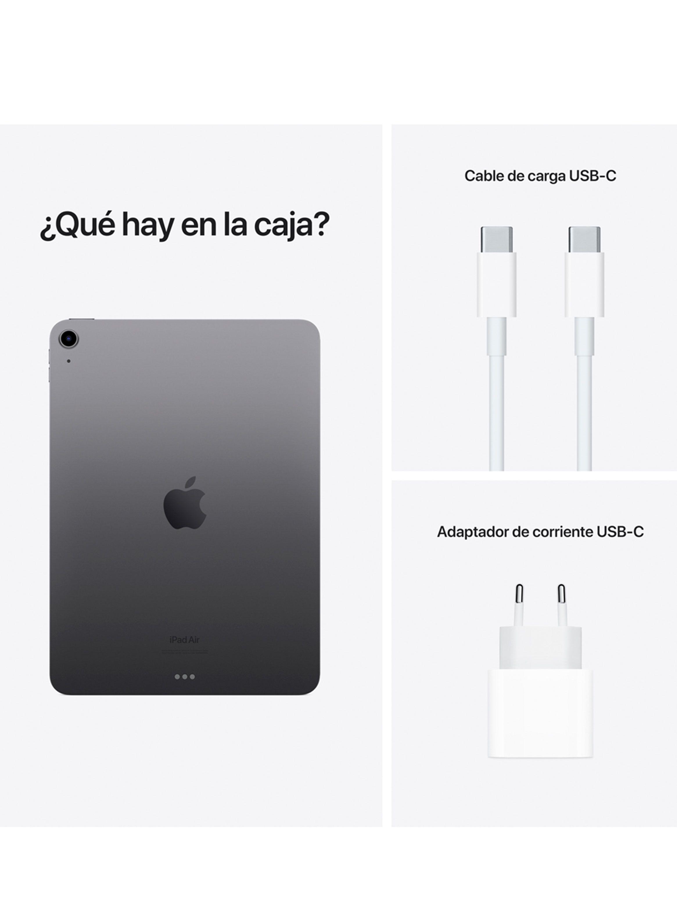 iPad Air 256GB Chip M1 10.9" Wi-Fi Gris Espacial-9