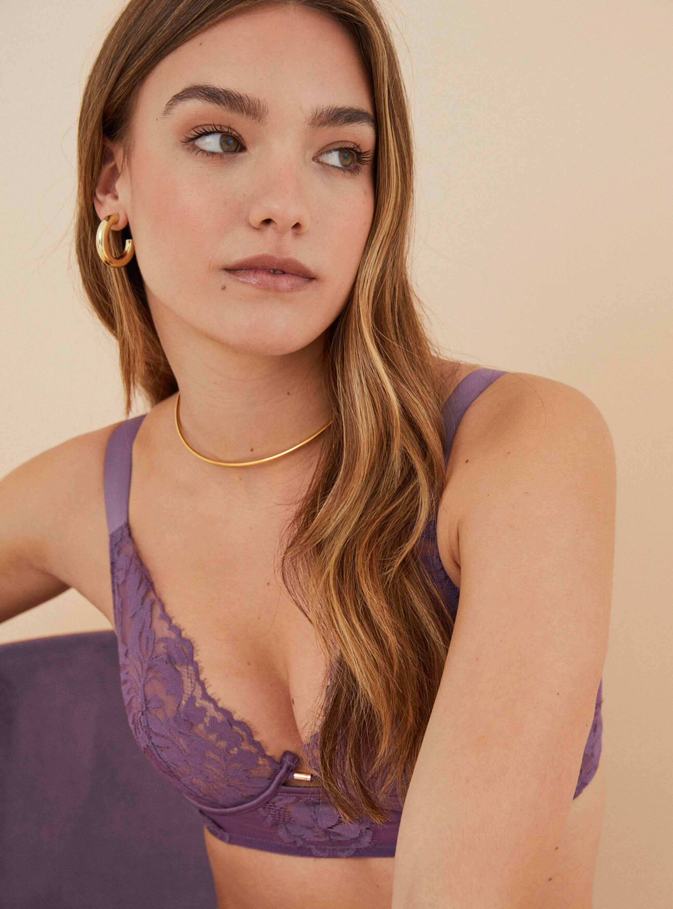 Sostén Bustier Encaje Tul 1-2