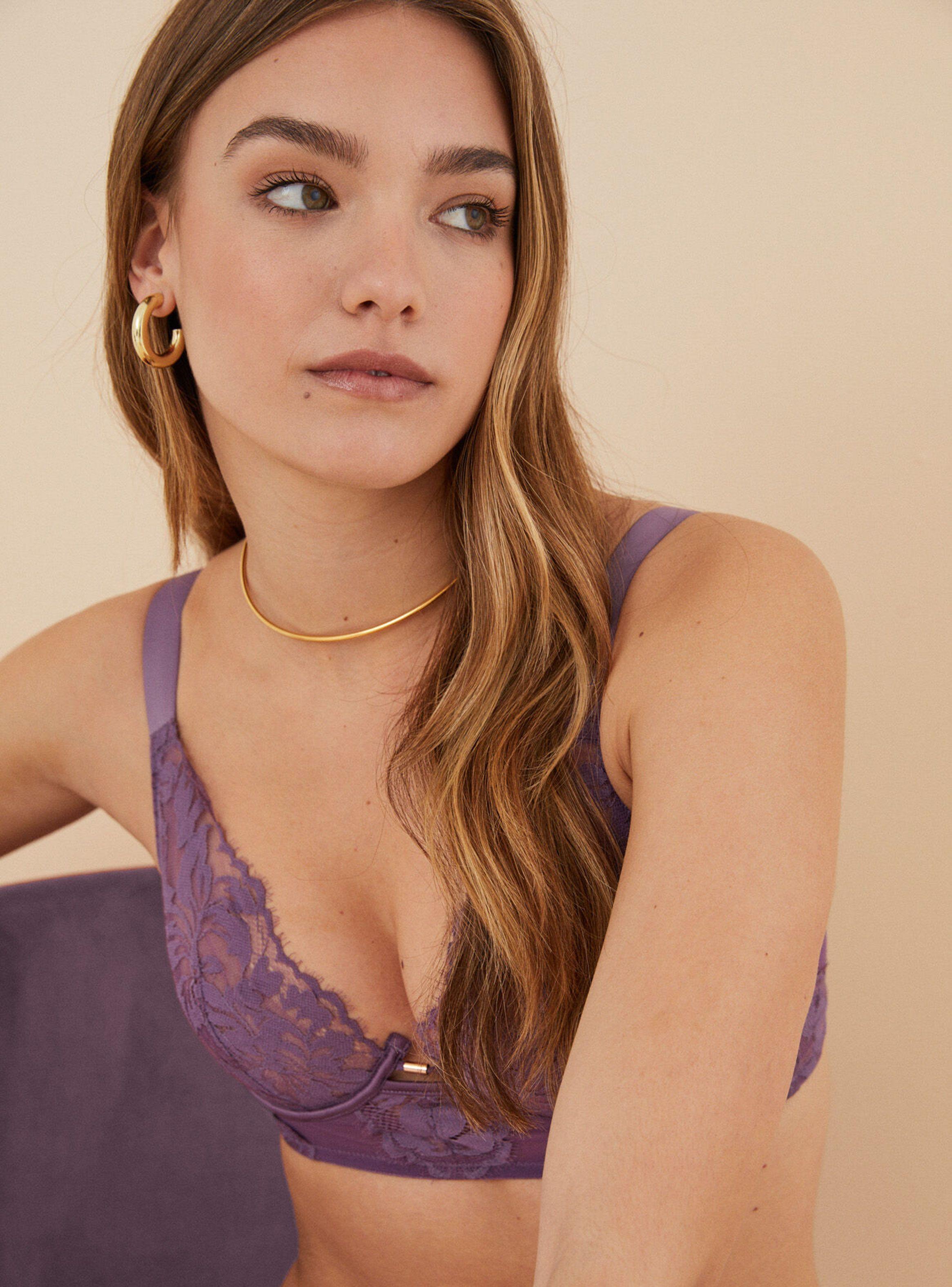 Sostén Bustier Encaje Tul 01-1