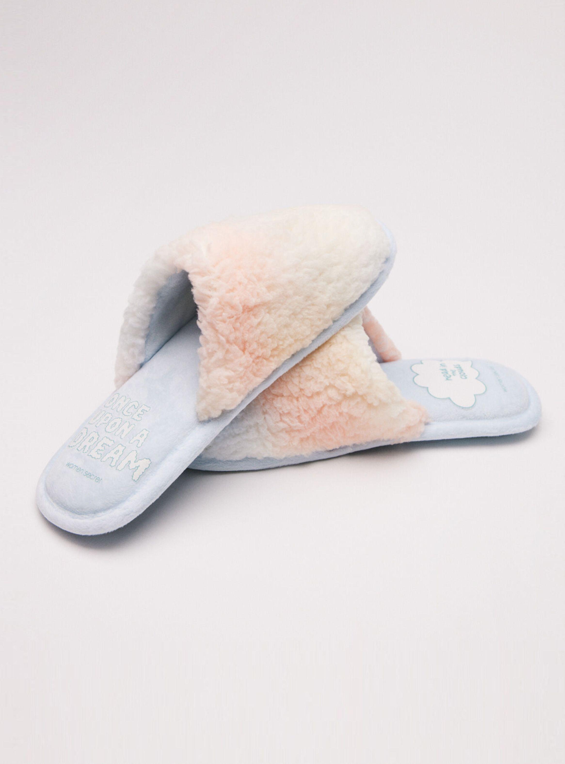 Pantuflas Pelo Multicolor-2