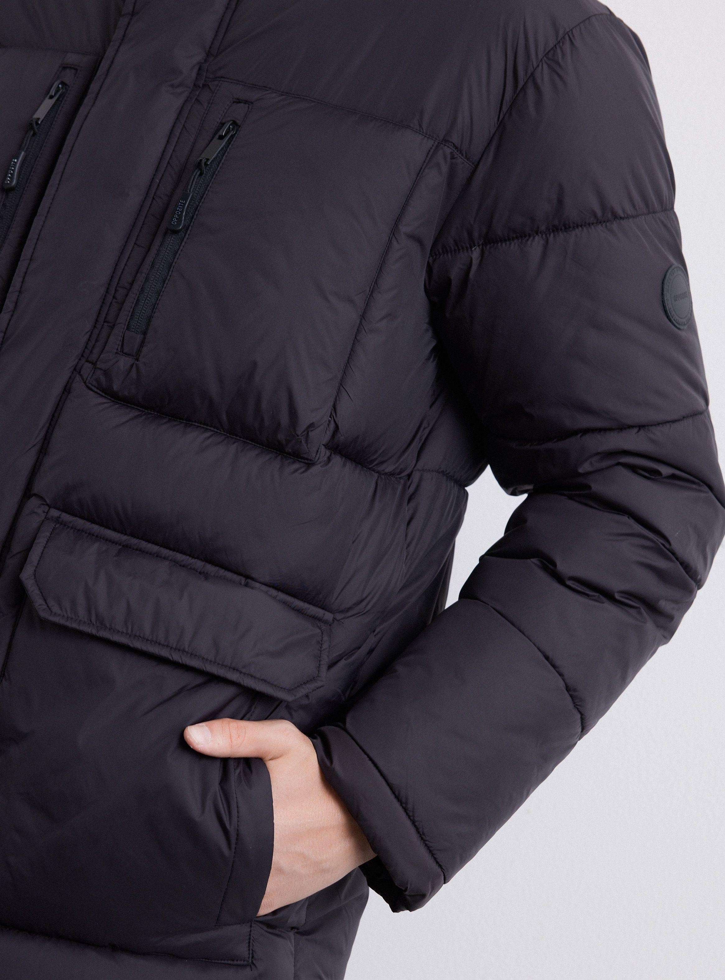 Parka Acolchada Largo Medio-3