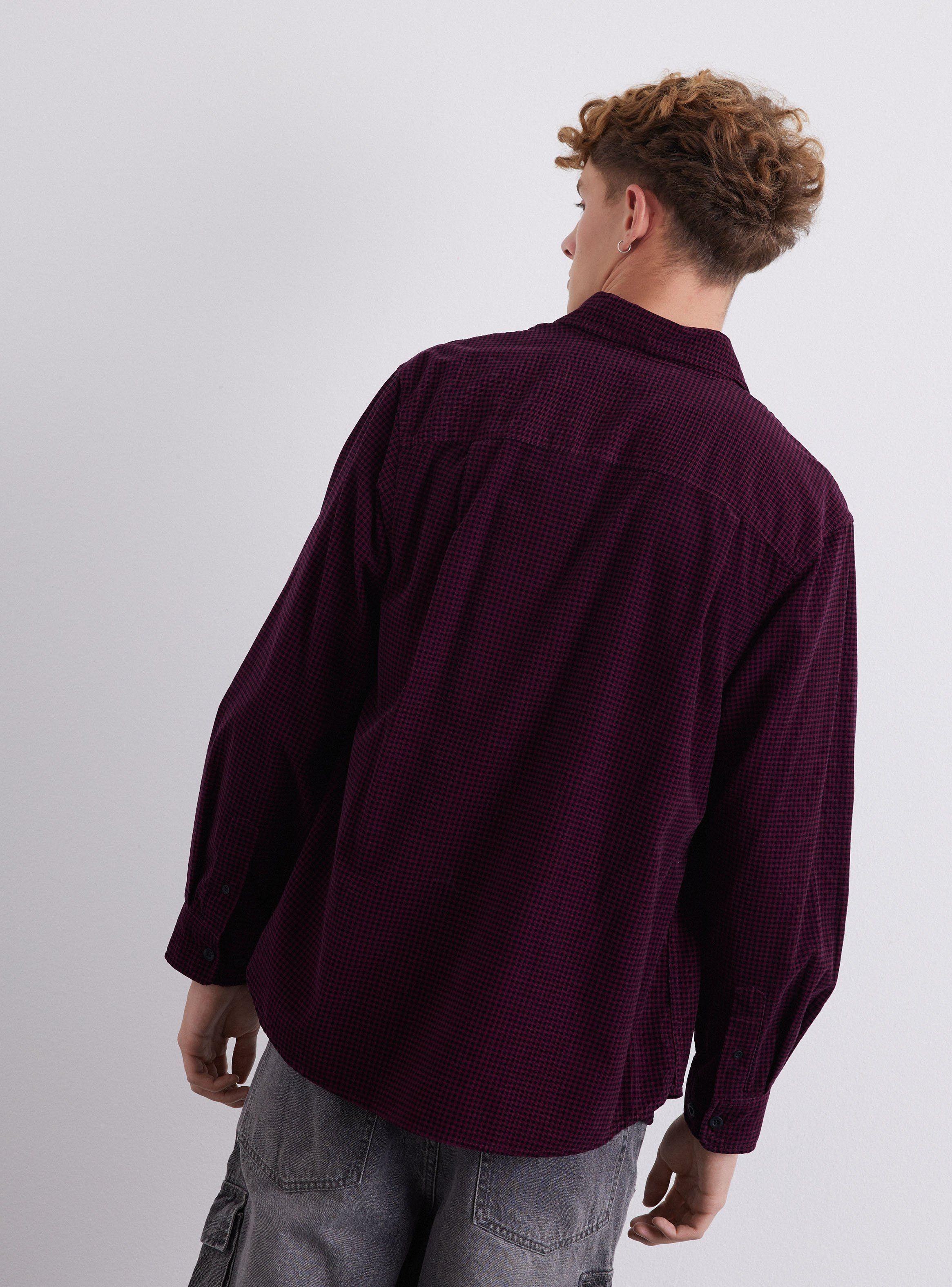 Camisa de Vestir Cotelé Estampada-1