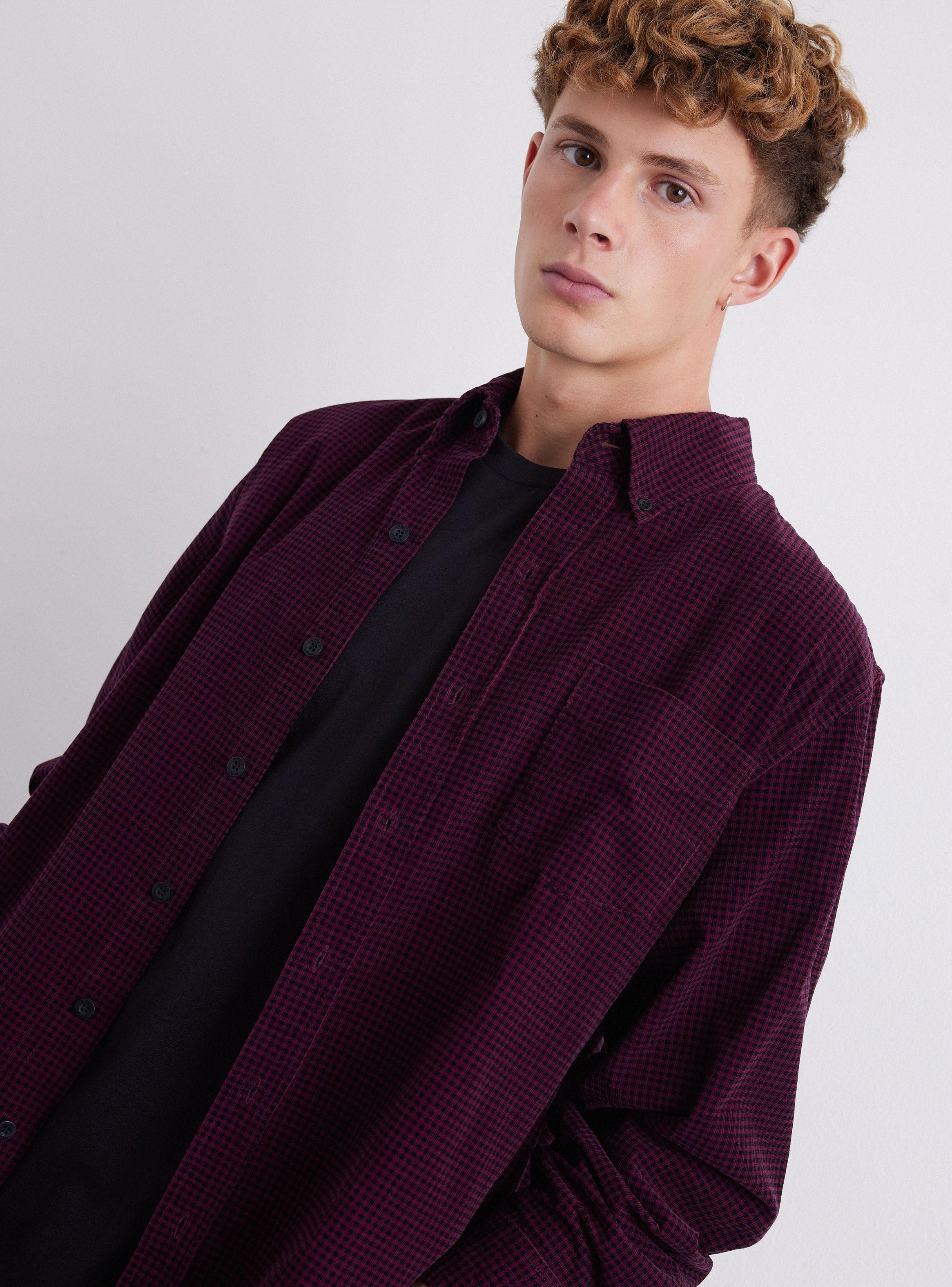 Camisa de Vestir Cotelé Estampada-2