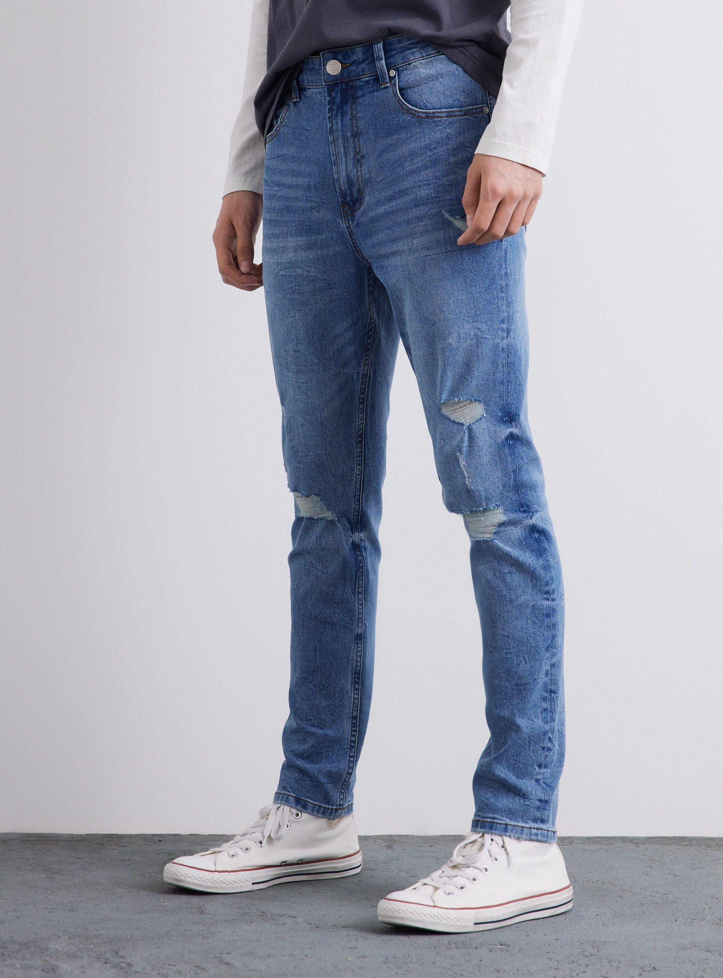 Jeans Rasgados-0