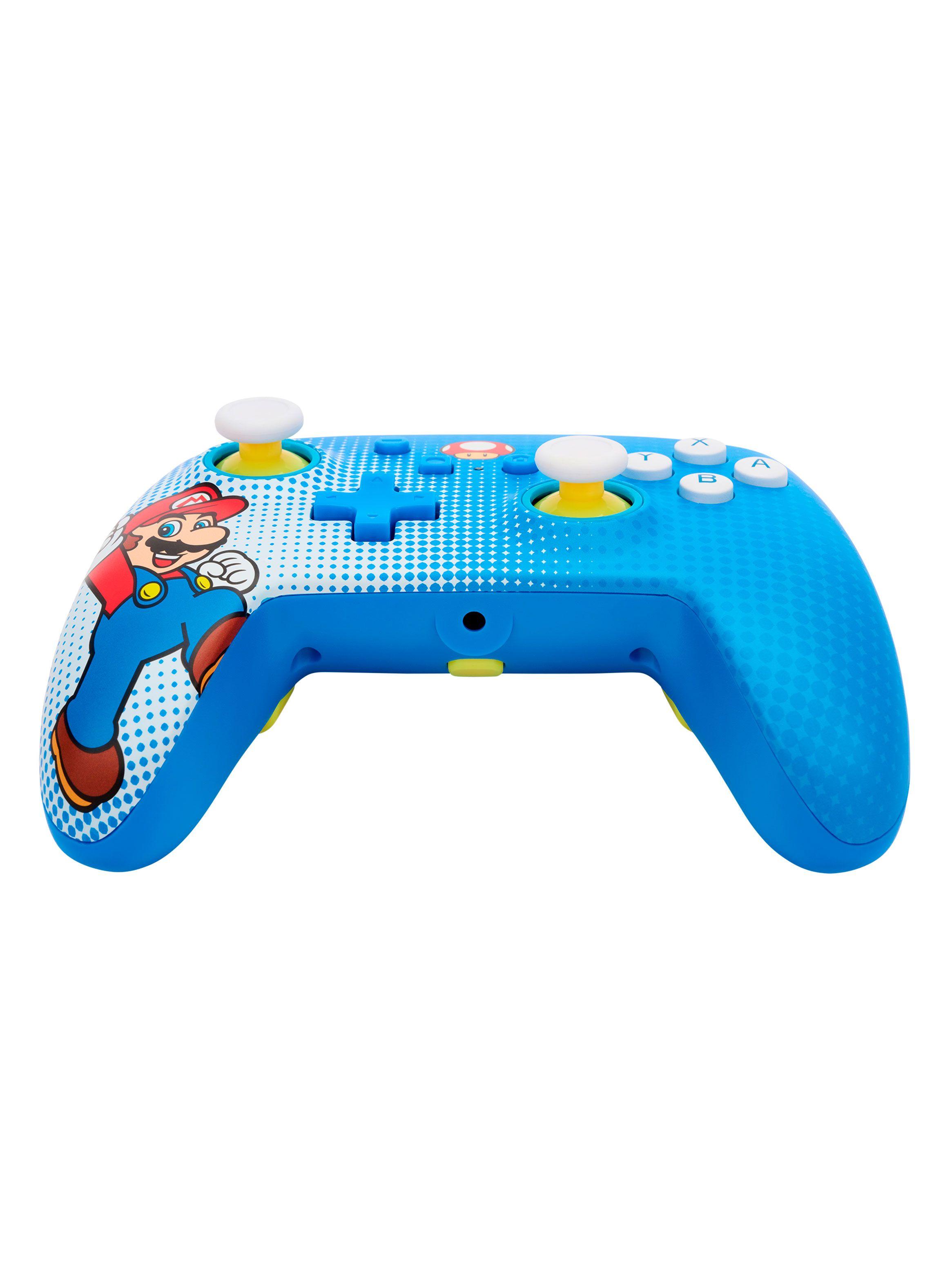 Control Alámbrico Mejorado para Nintendo Switch Mario Pop Art-2