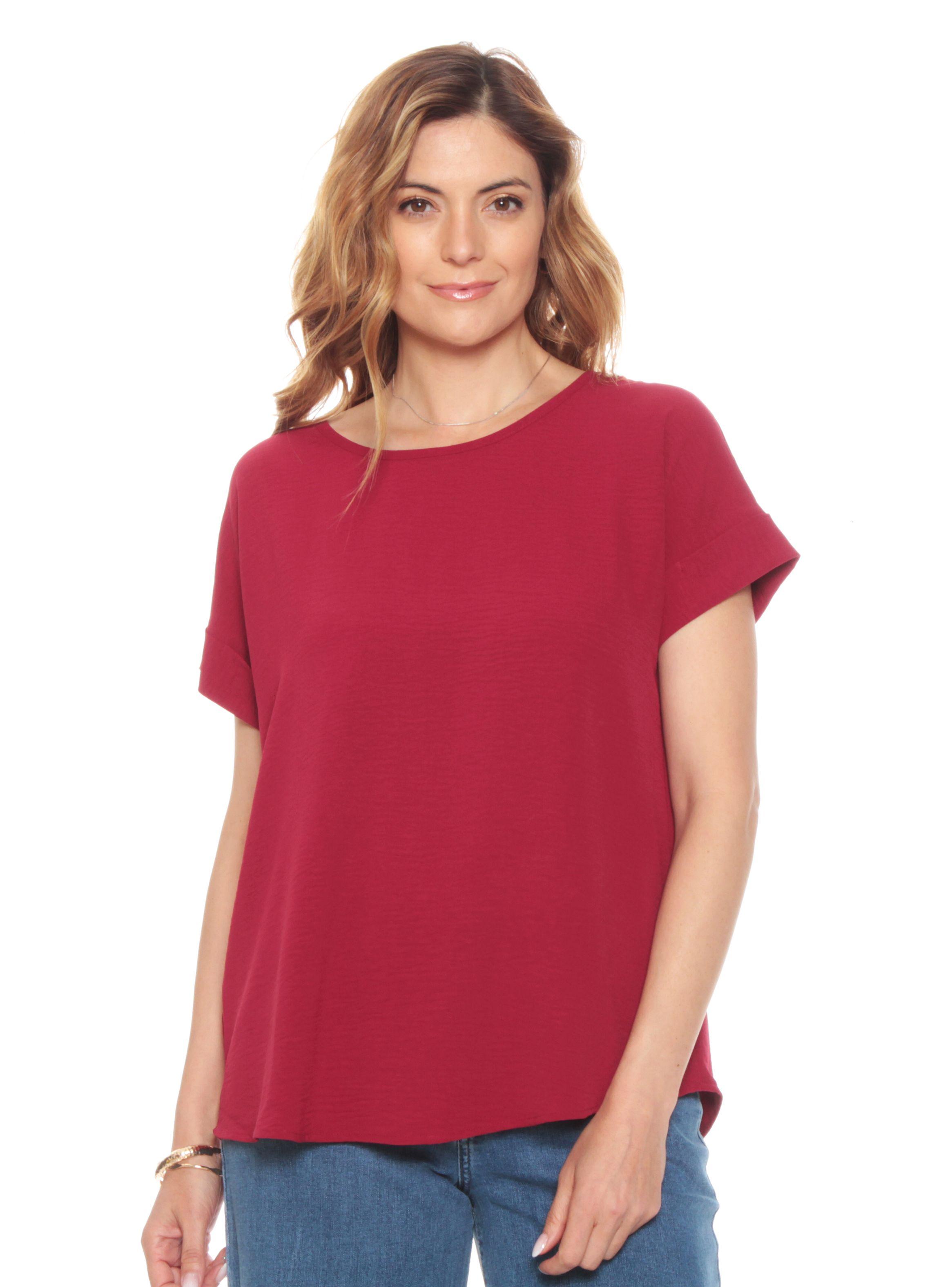 Blusa Manga Corta Lida Escote Redondo-0