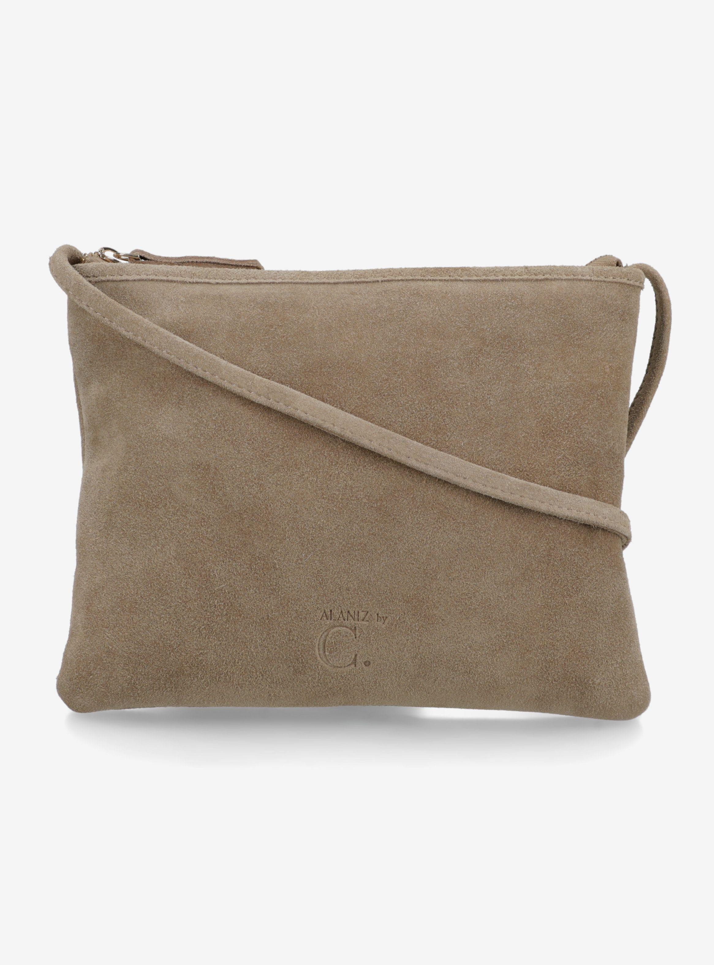 Cartera Sobre Cuero Café By C. Del Pilar-2