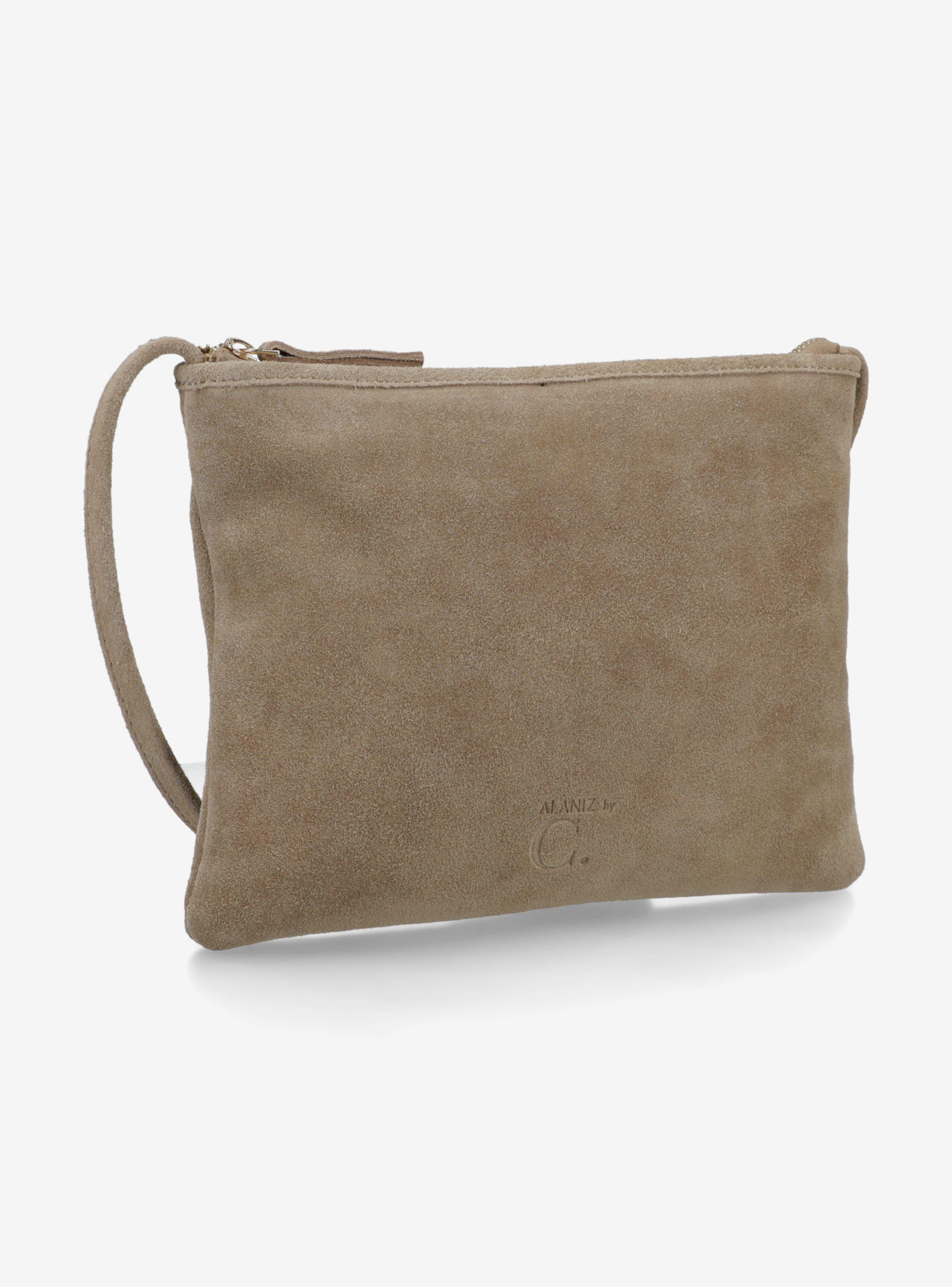 Cartera Sobre Cuero Café By C. Del Pilar-3