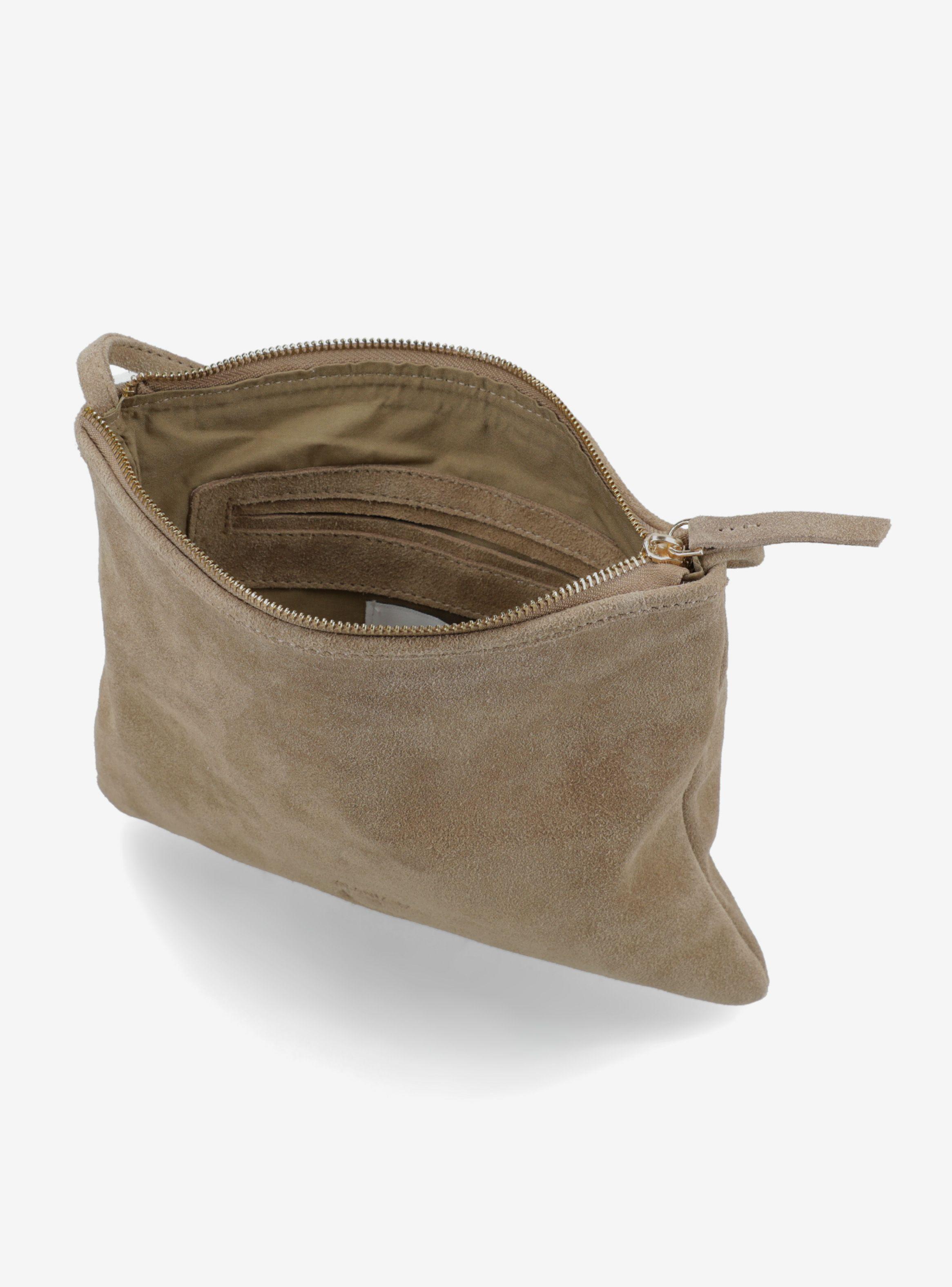 Cartera Sobre Cuero Café By C. Del Pilar-5