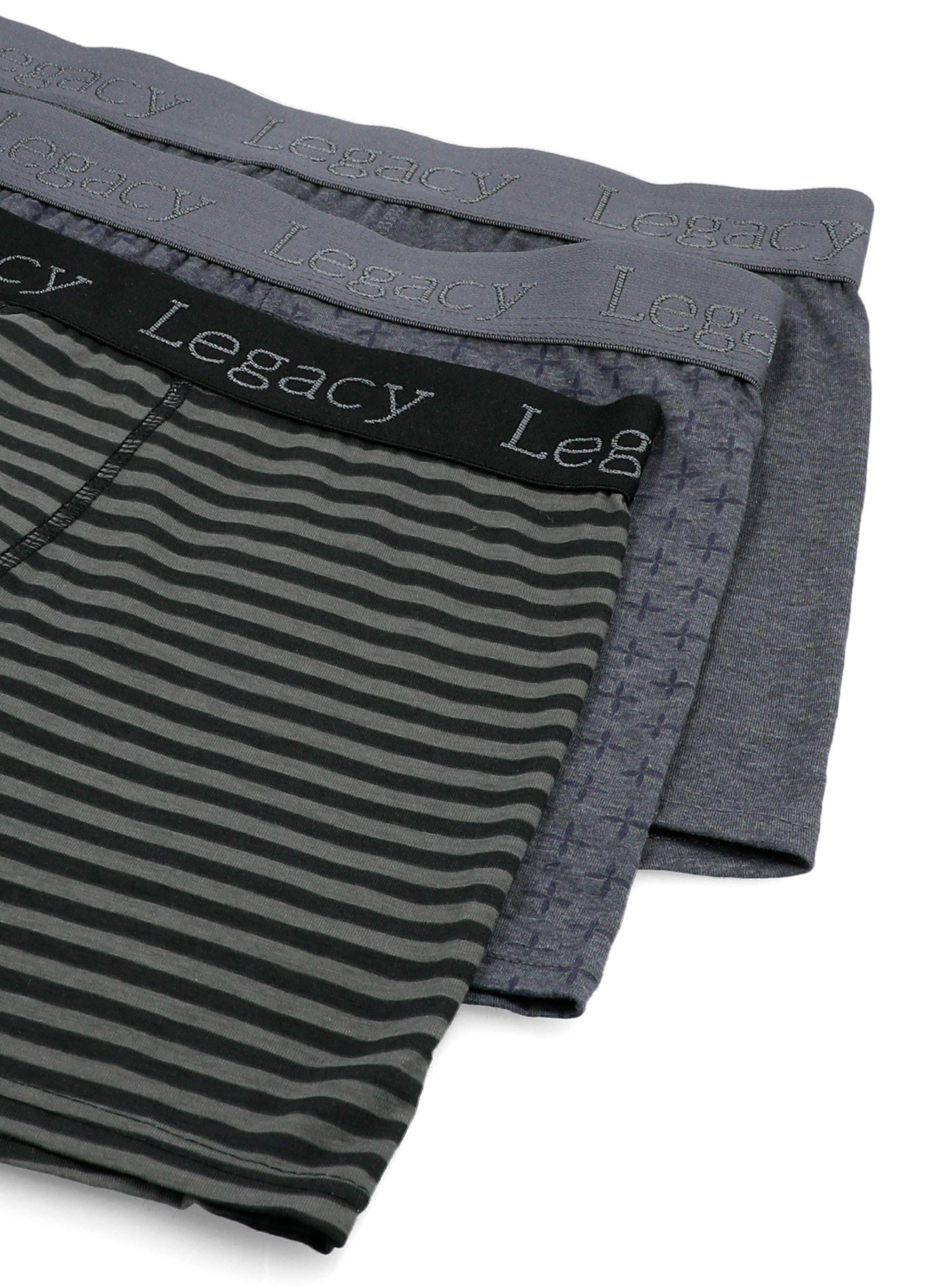 Pack Boxer Print Color Gris-2