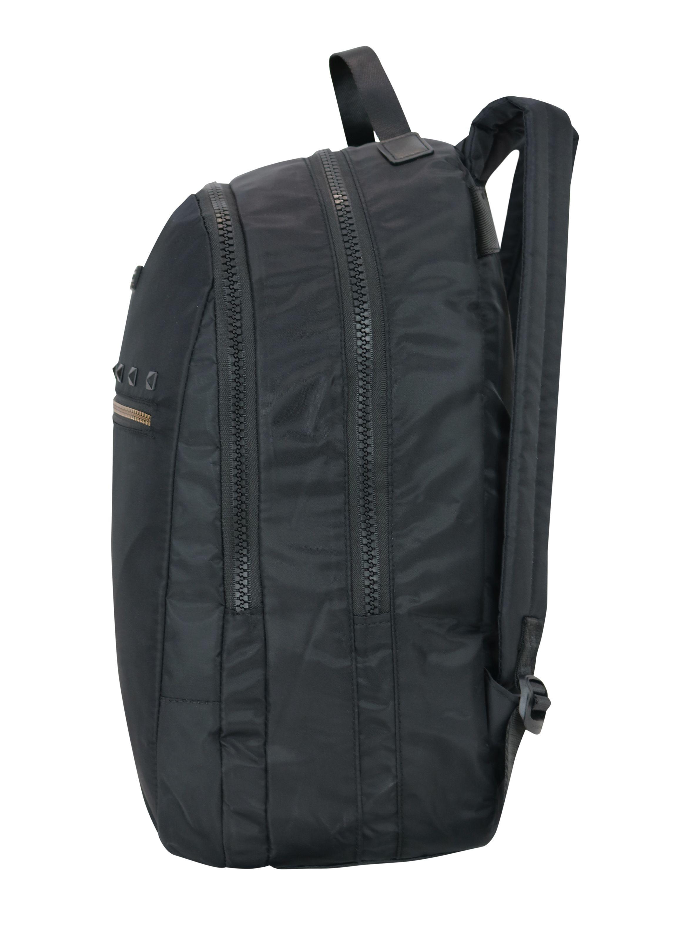 Mochila Notebook Cloud Negro Dorado-3